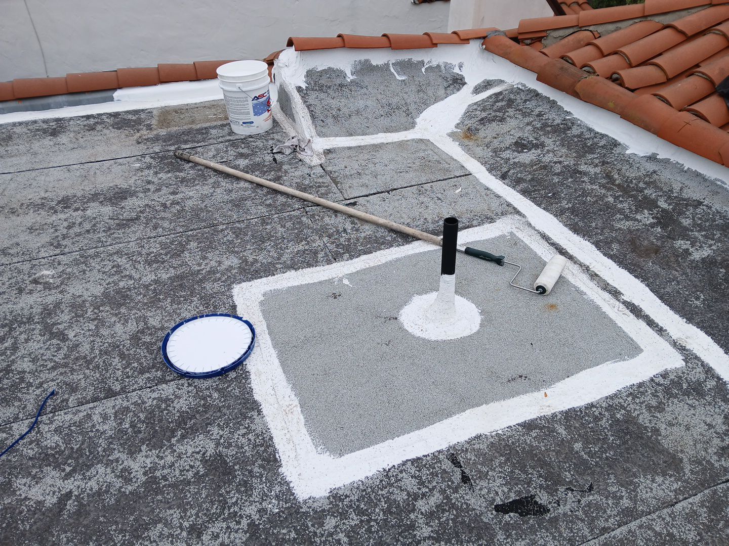 Tile Reset & Silicone Coating using American Standard Coatings Silicone-S by Hull Brothers Roofing