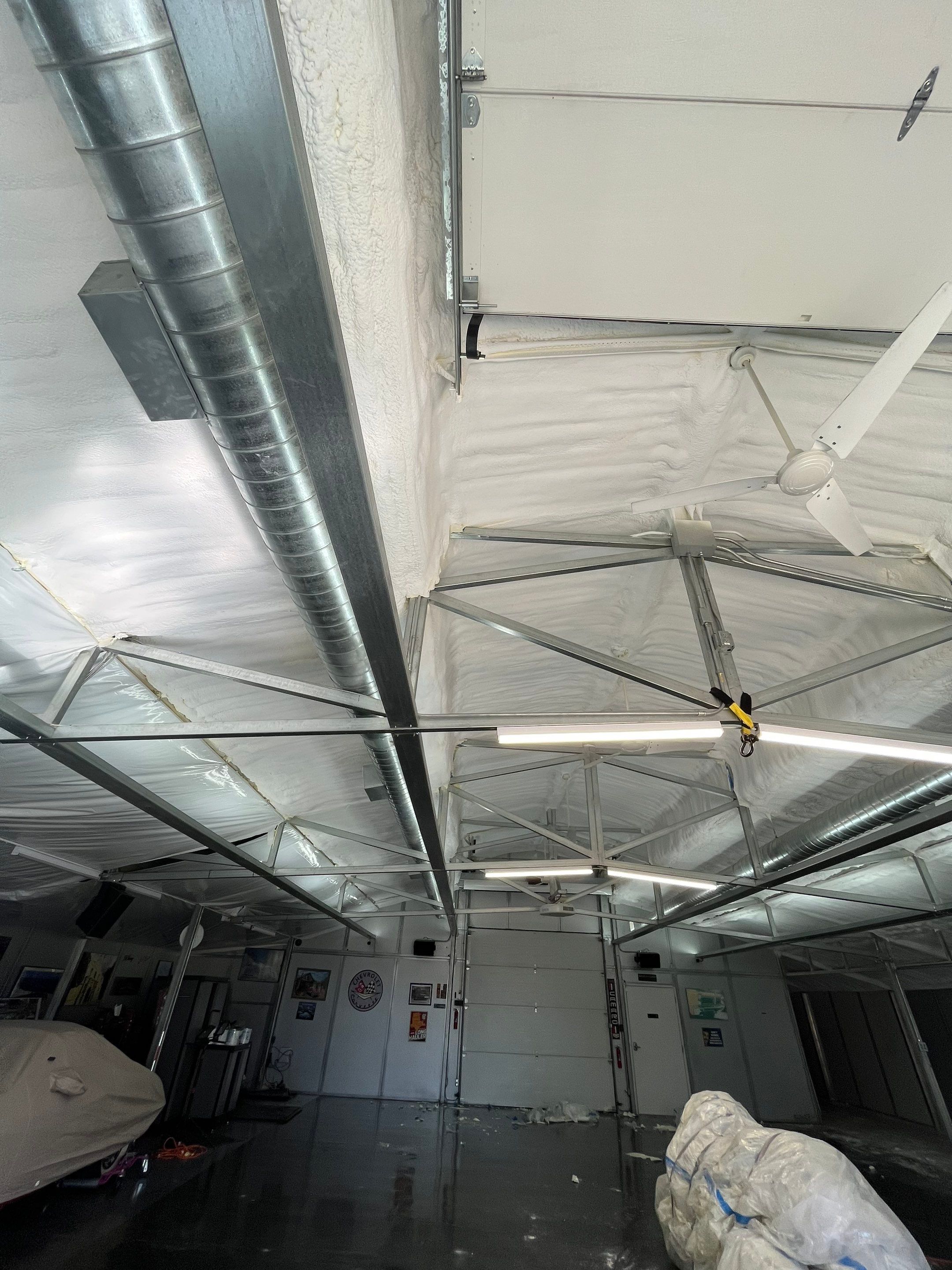 Sunnyvale Tx, Close cell spray foam custom garage  by Apex Insulation Solutions
