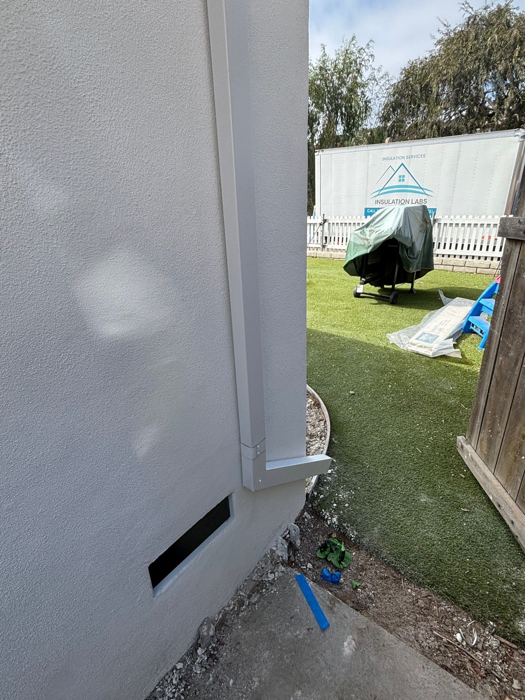 Rain Gutters Project in San Diego by Insulation Labs