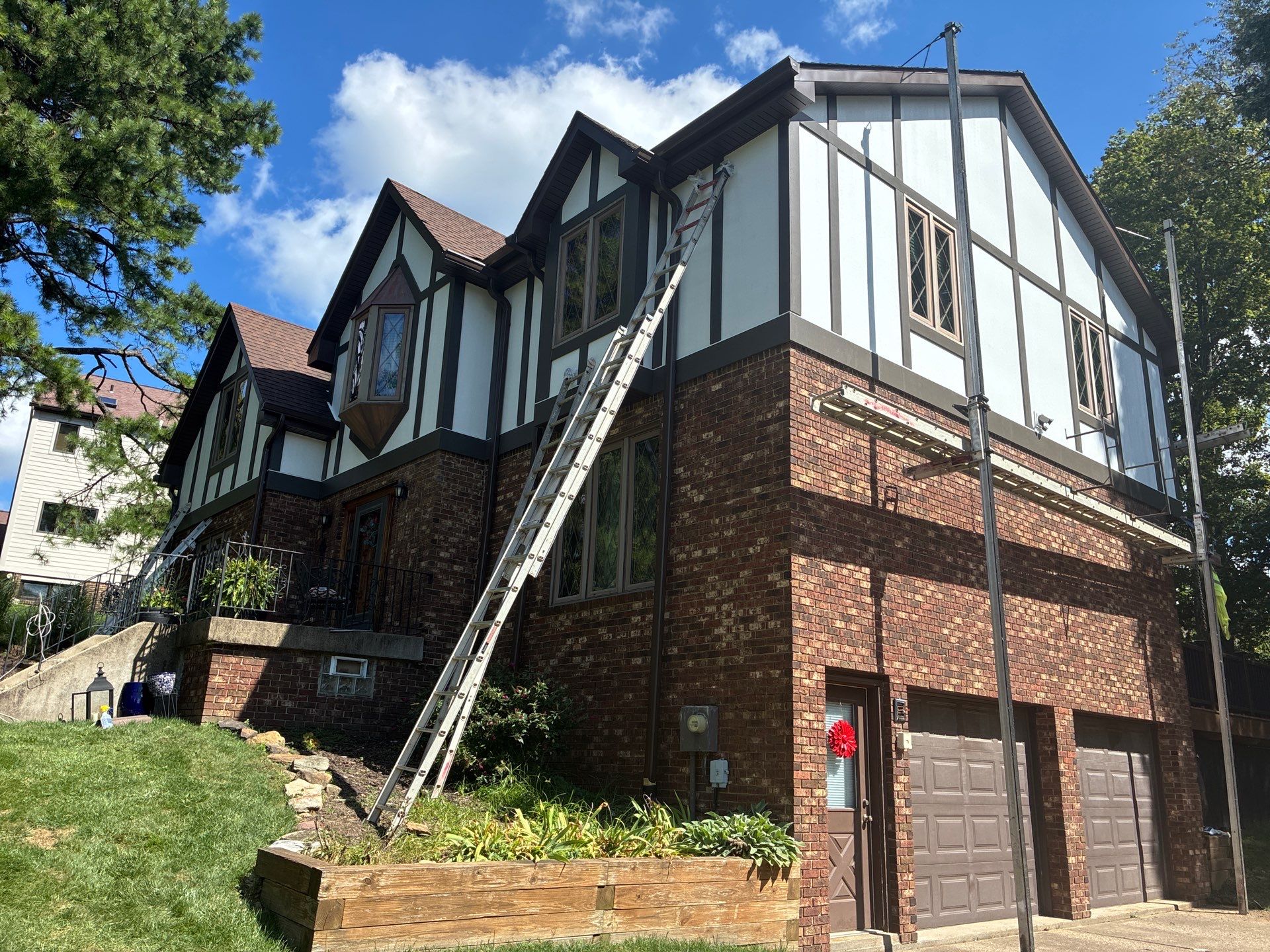 James Hardie Tudor Home Renovation by Ideal Siding Pittsburgh