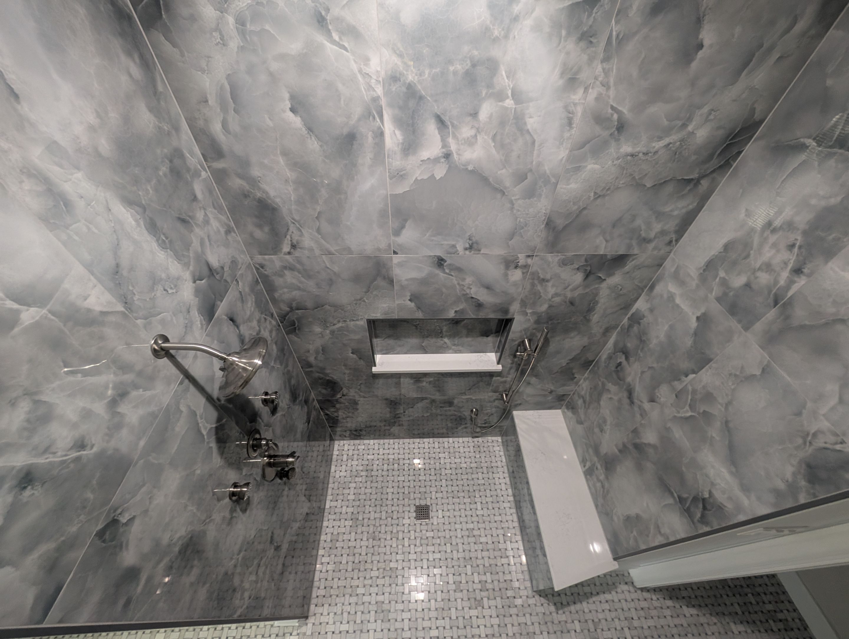 Walker Ranch Bathroom Remodel with Expanded Walk-In Shower and Custom Storage by Legacy Bath and Kitchen 