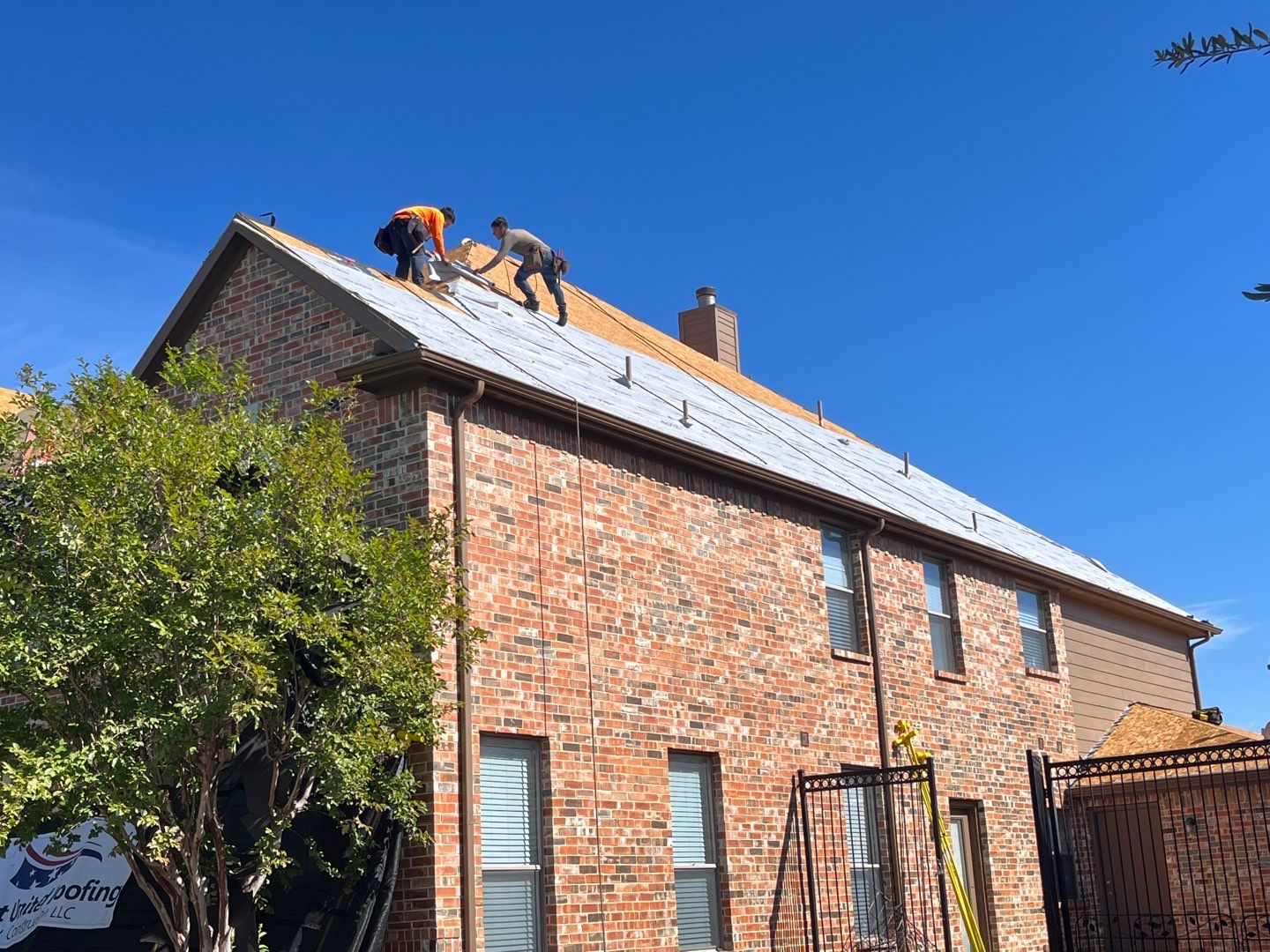 Storm Roof Damage Replacement in Frisco by First United Roofing & Construction