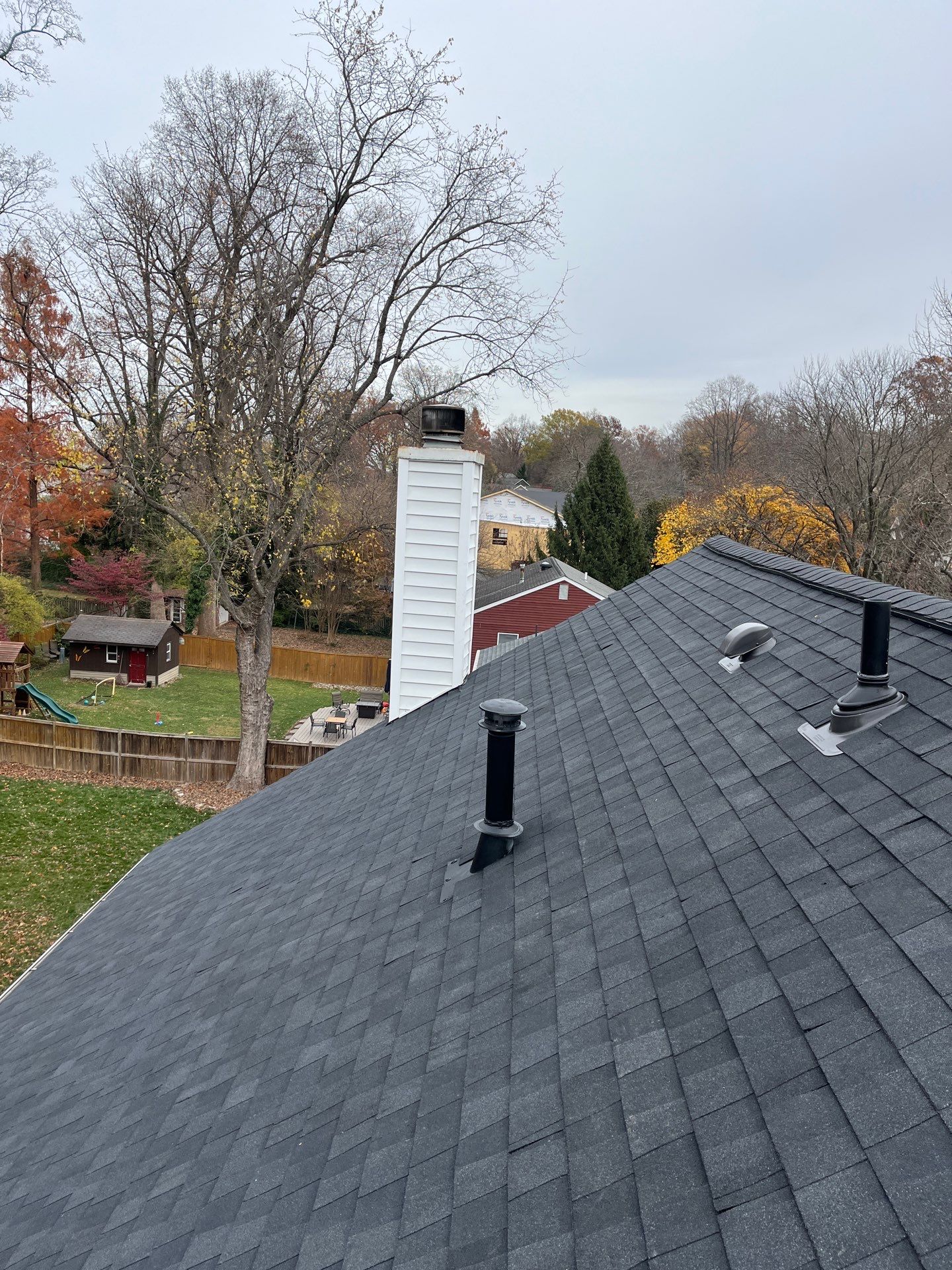 Falls Church: Residential Roof Replacement with CertainTeed Landmark Pro in Max Def Charcoal Black by RM Banning, Inc.