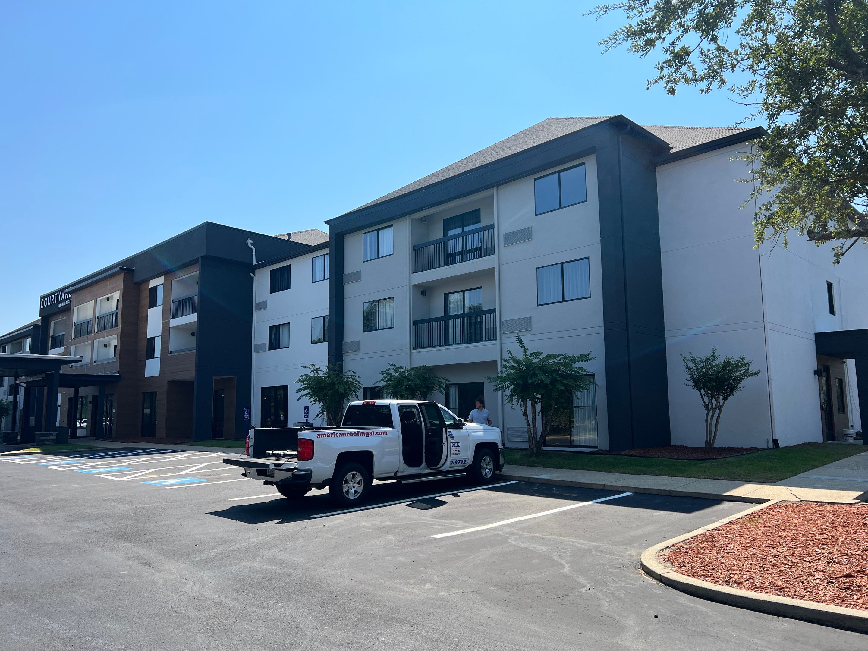Commercial Roofing Installation using Roof Replacement by American Roofing & Construction LLC
