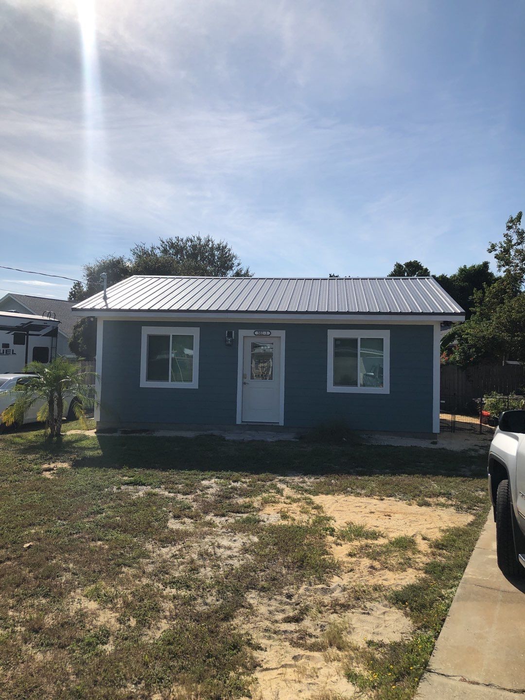 Gutter Installation using K-Style White Seamless Gutters by Gutter Professors