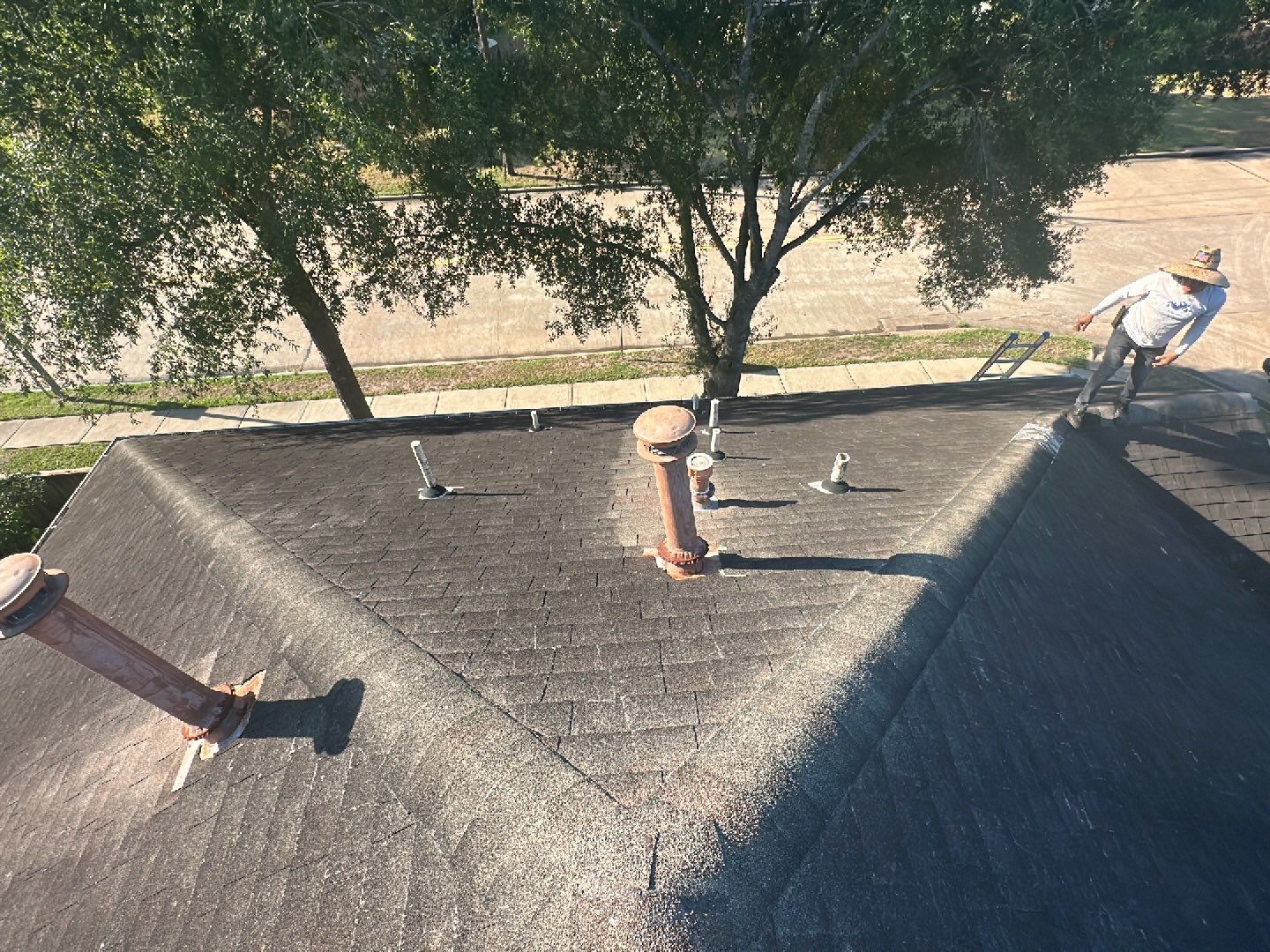 Residential Roofing Installation using Owen's Corning Duration (Lifetime) Shingles by Roof Repair Company
