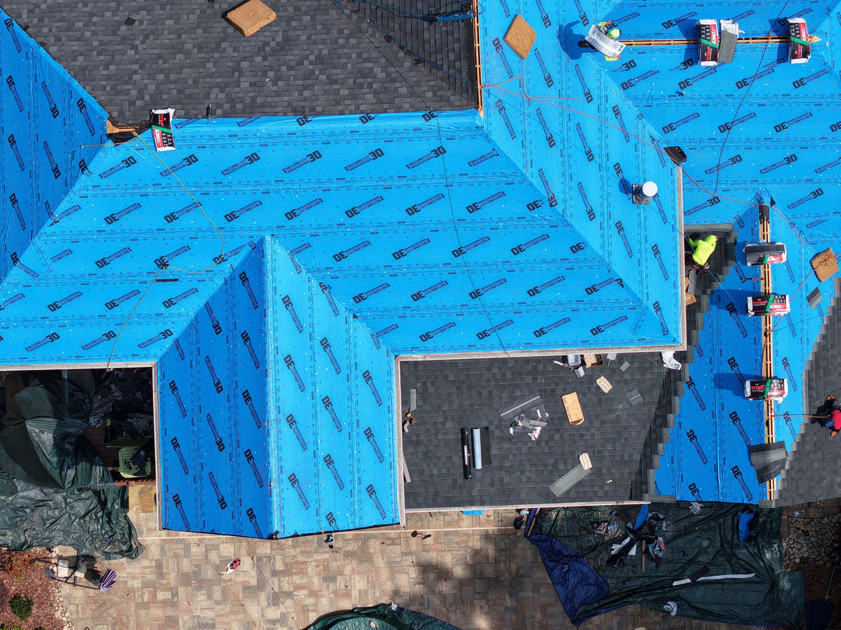 Residential Roofing Installation using TAMKO Titan XT Rustic Black by RISE Roofing & Restoration, LLC