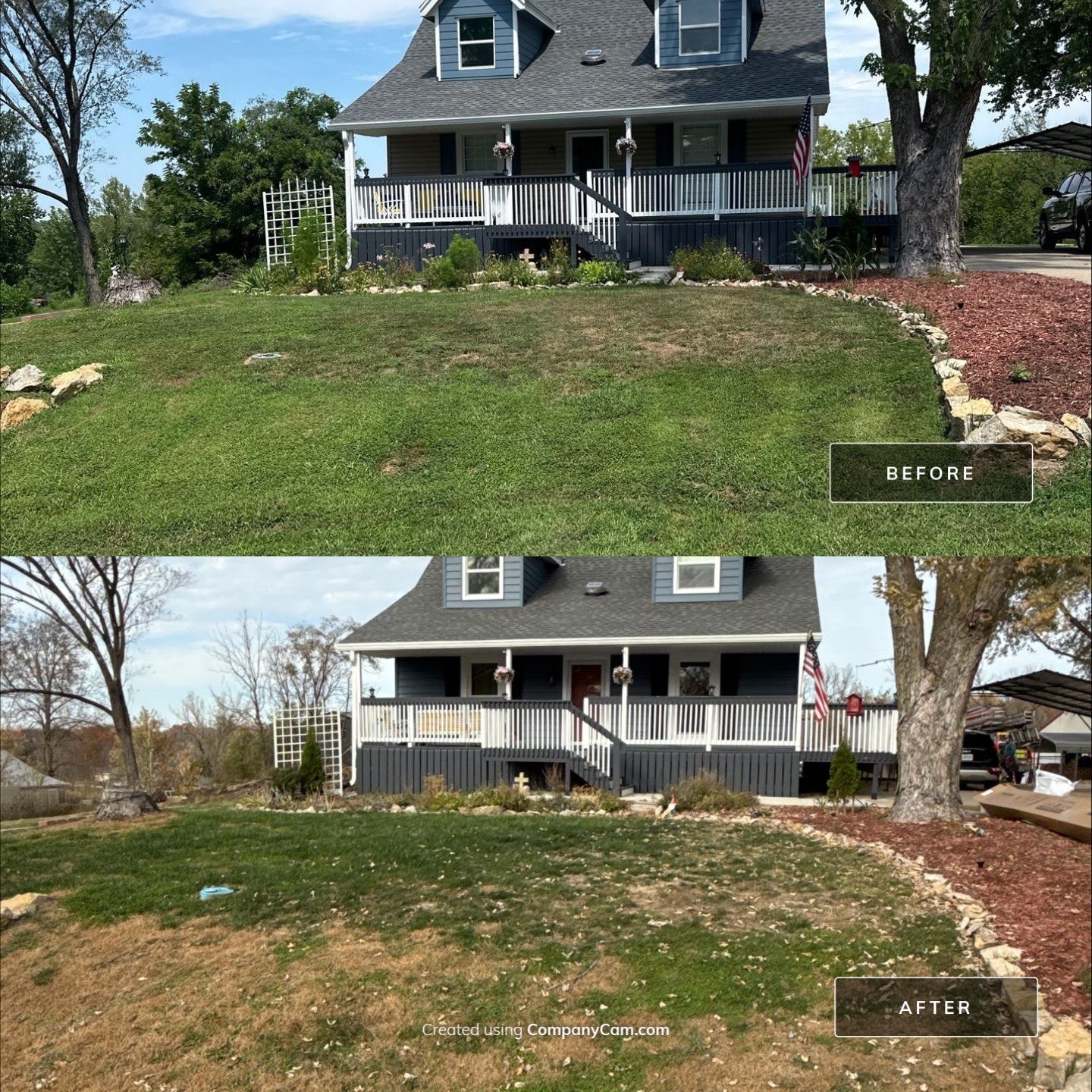 Out with the Old , in with the Blue  by EEC  Windows, Siding & Roofing 