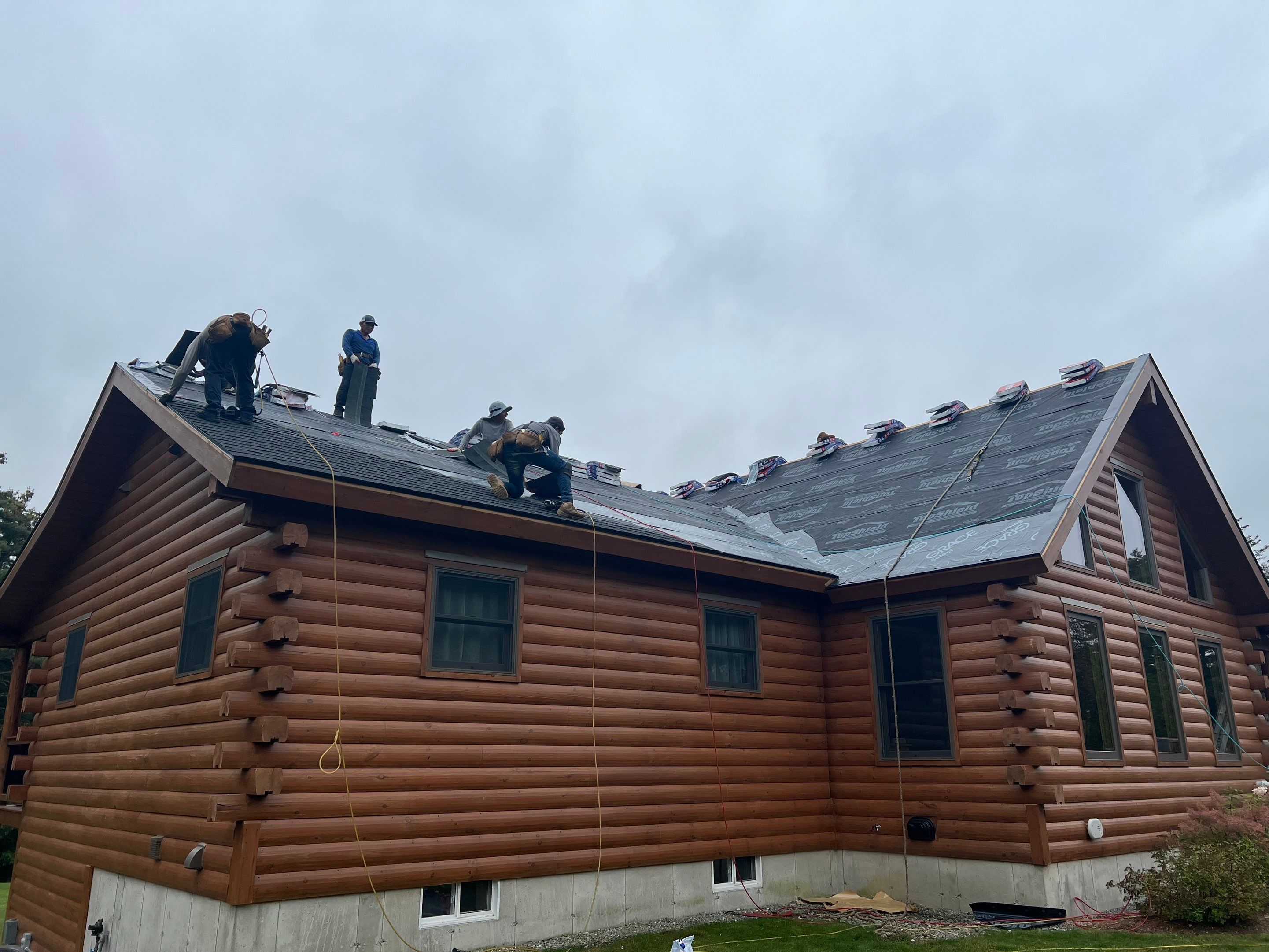 New Roof in Bow New Hampshire by Tall pine roofing