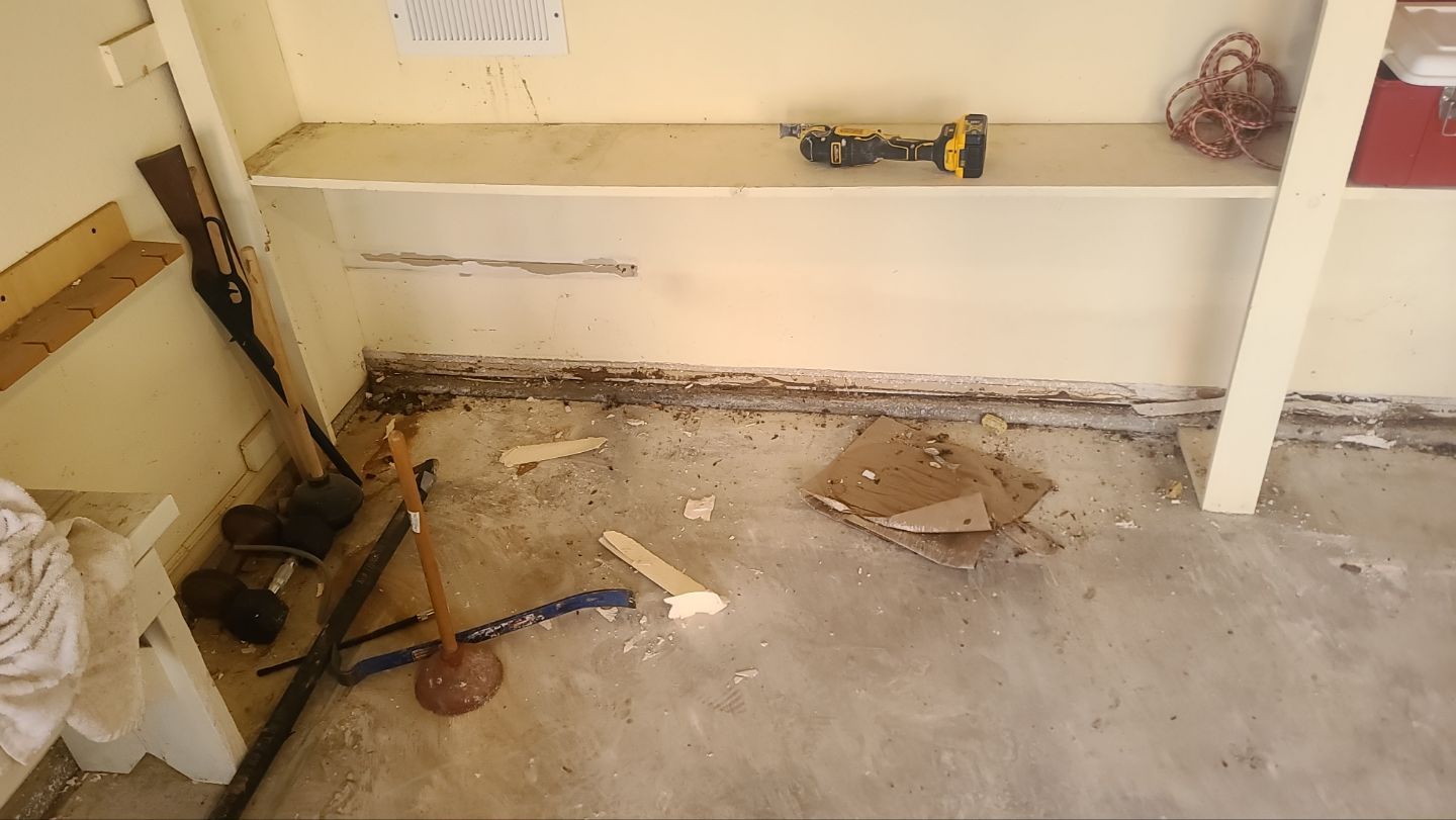 Water Mitigation Project in Mounds by Decor Roofing & Restoration