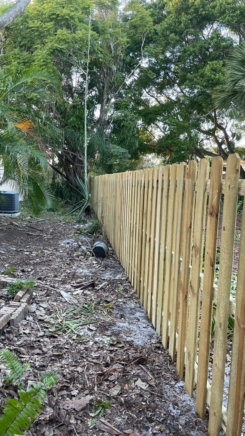 Wood Fence Installation using Shadowbox Wood Fence by Asap fence and gates, LLC