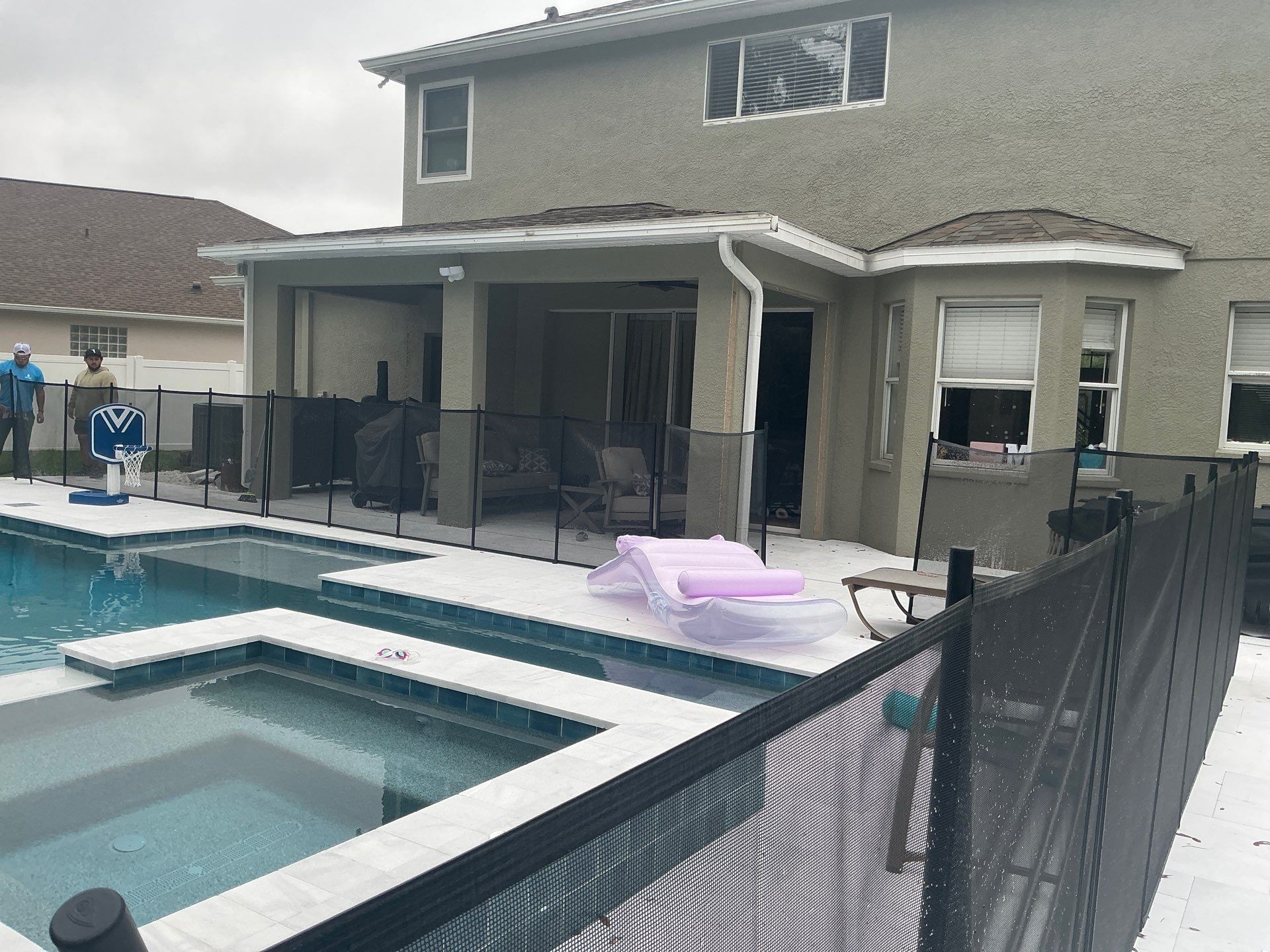 White 6'' Seamless K-style Gutters and Downspouts in Wesley Chapel, FL by Gutter Professors