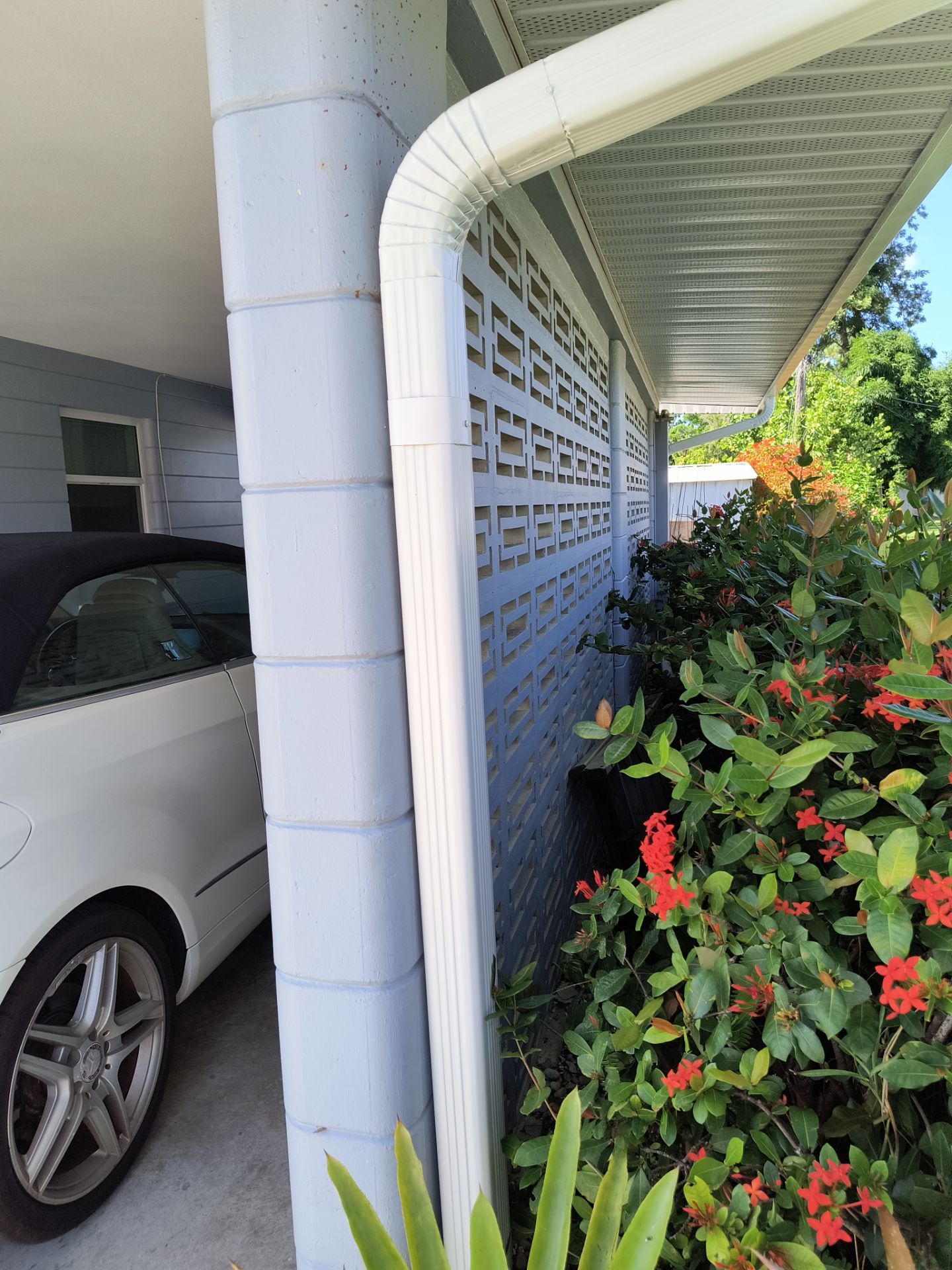 Residential Gutter Upgrade in Sarasota FL by Gutter Professors