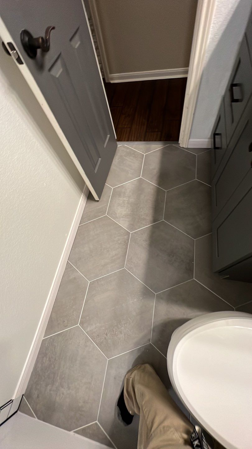 Braun’s Farm Bathroom Remodel | Modern Subway Tile Tub Shower & Custom Vanity in San Antonio by Legacy Bath and Kitchen
