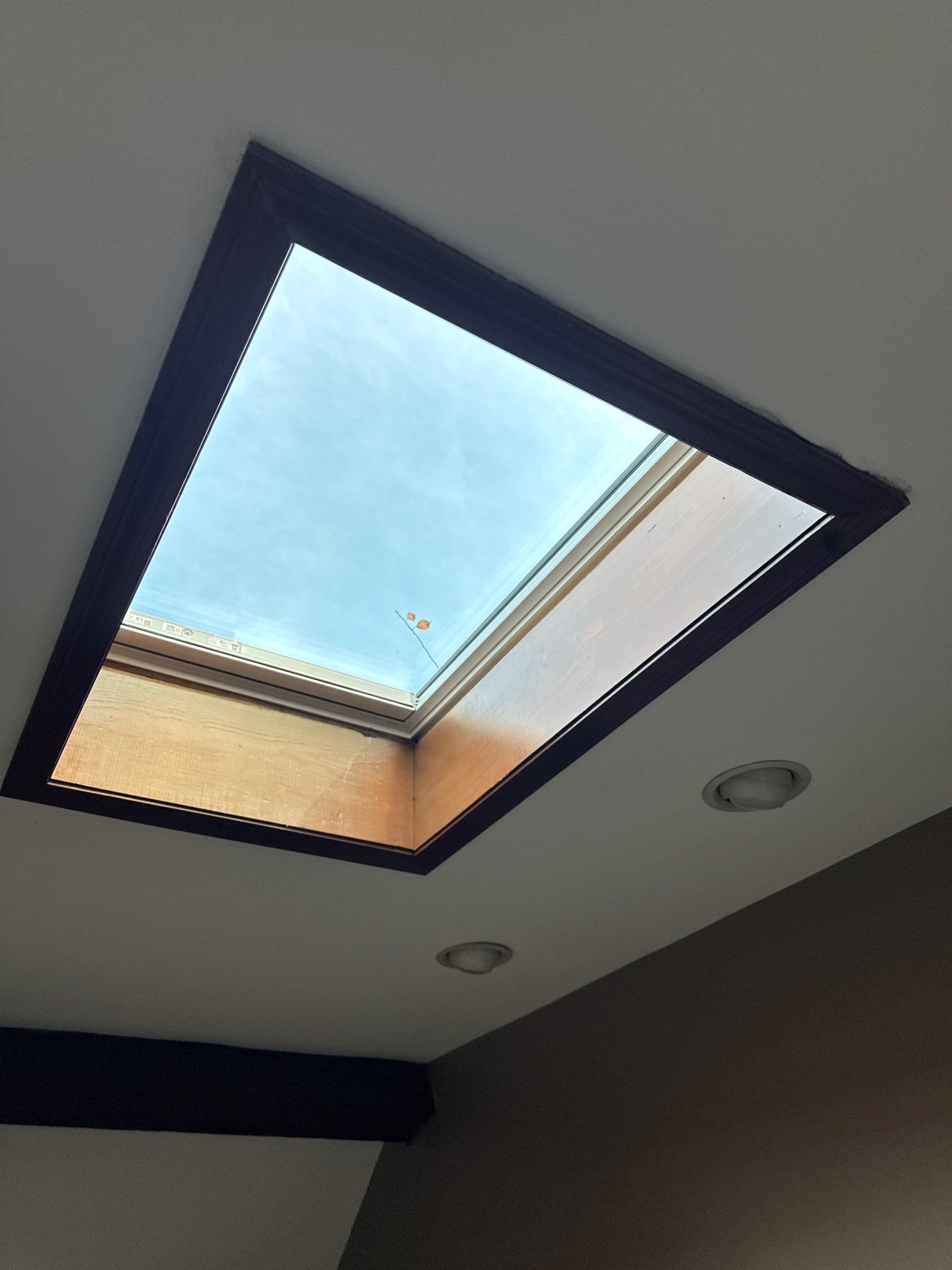 Tewksbury Dual Skylight Replacement with Solar Shades by Mighty Dog Roofing of Greater Middlesex County
