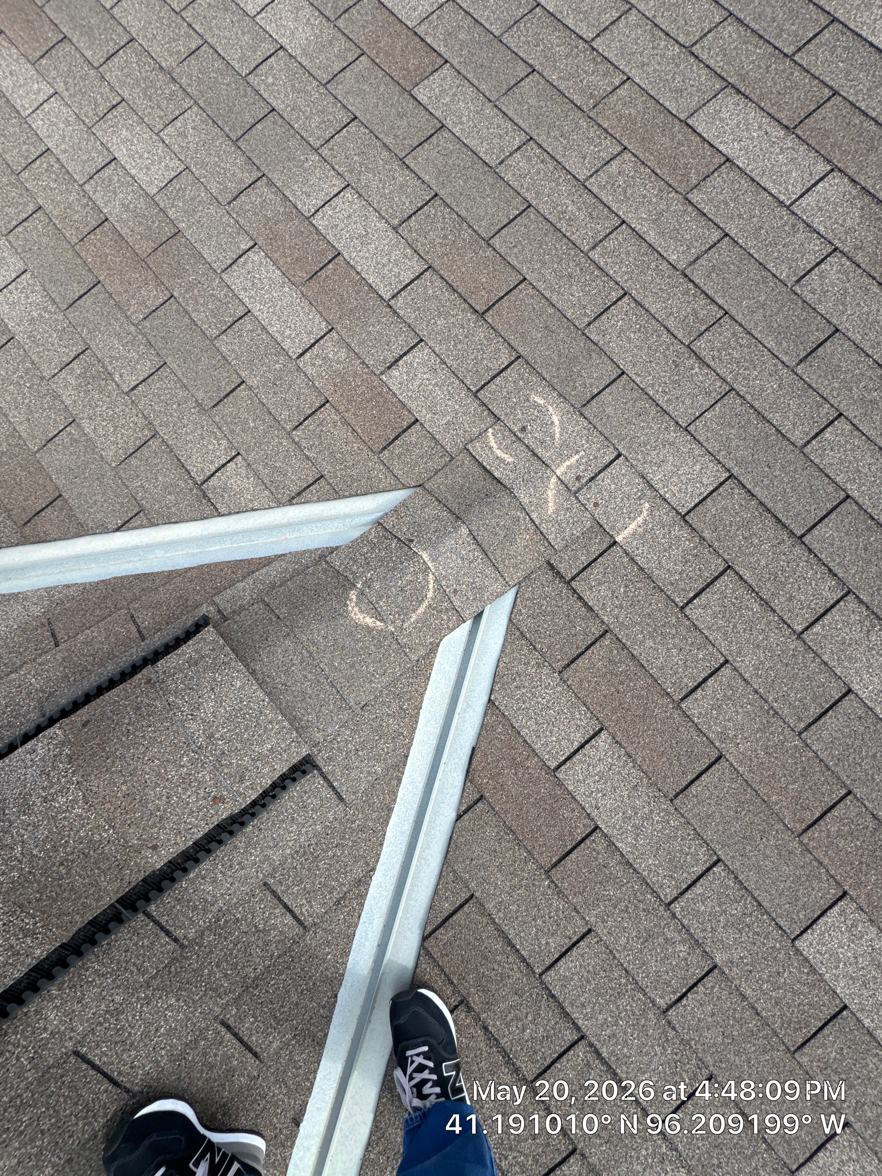 Storm Damage Restoration for Residential Asphalt Shingle Roof in Omaha by Crows Roofing LLC