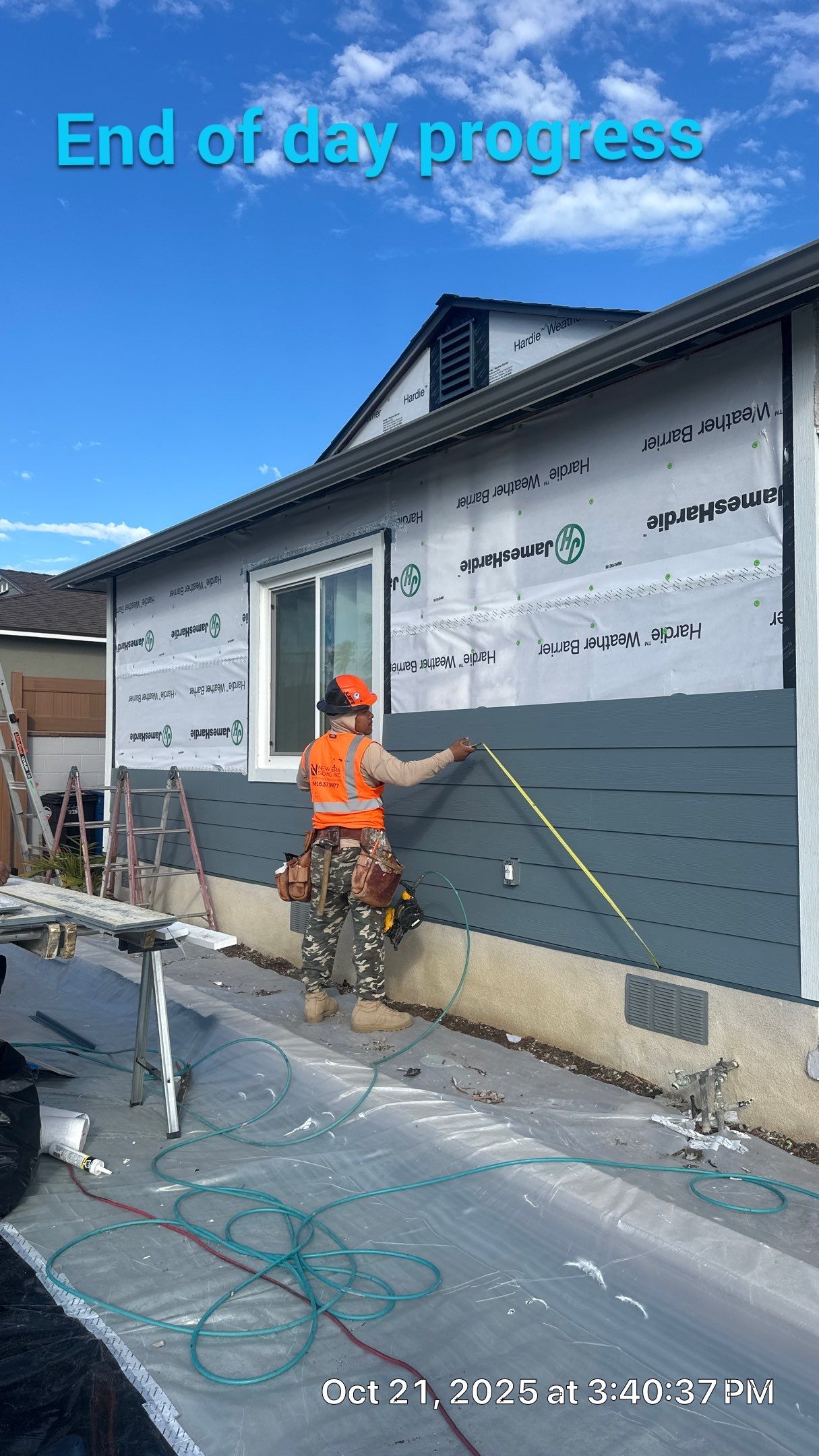 Pre-finish lap siding  by New Era Siding Inc 