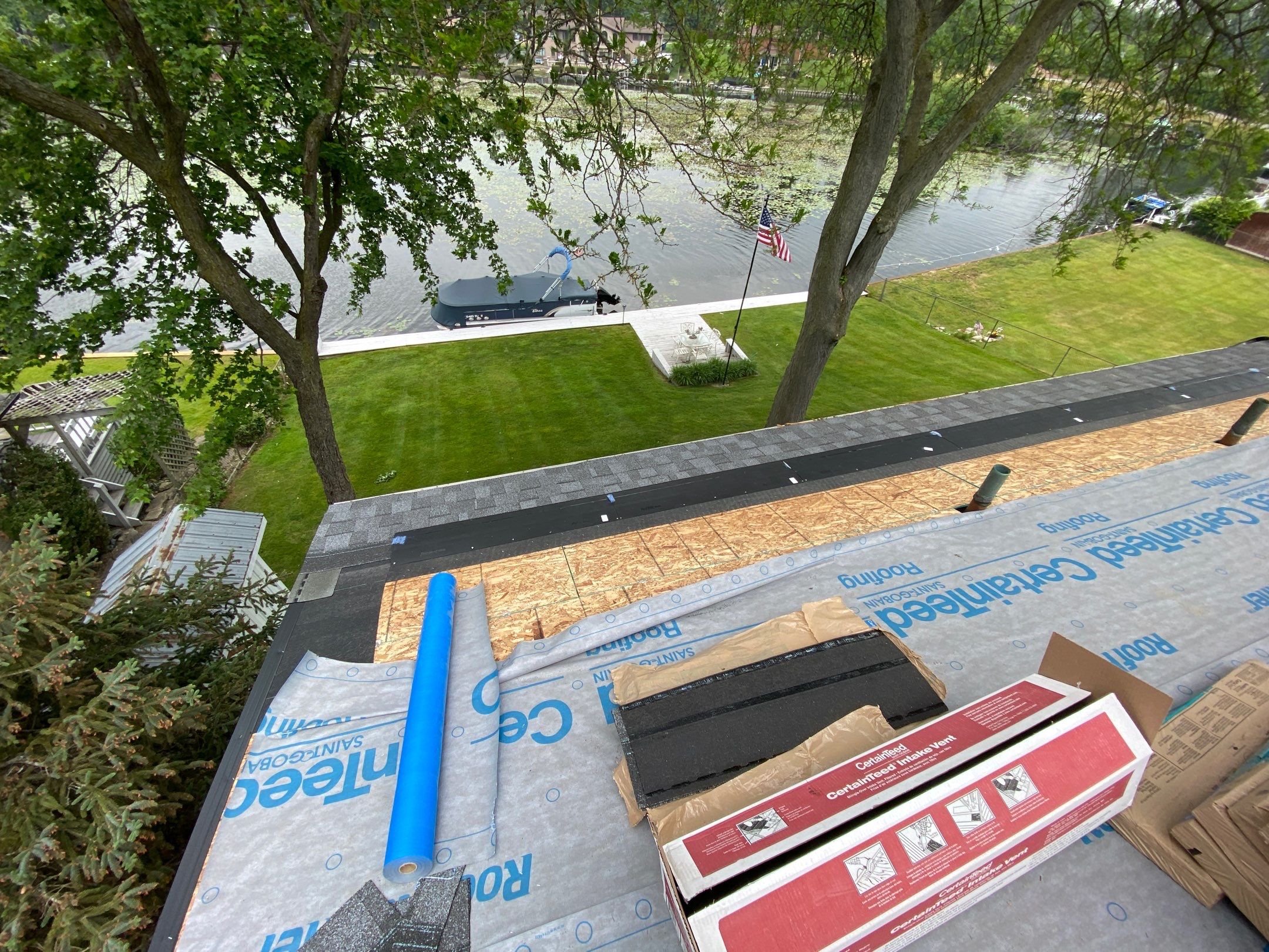 Roof Replacement using CertainTeed Landmark by 180 Contractors