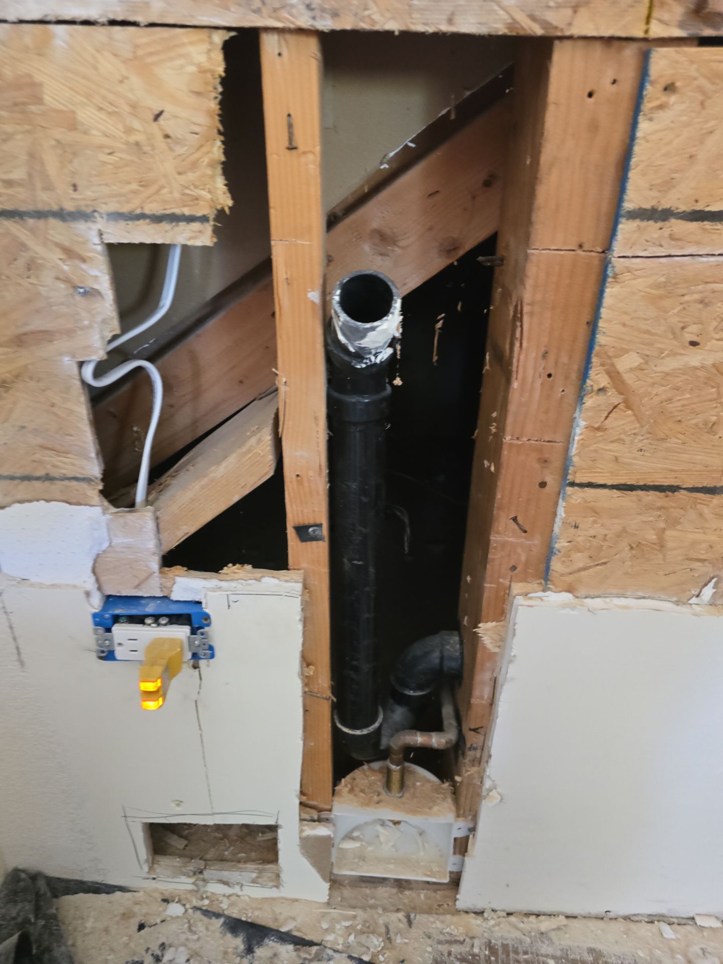 New Piping Installation in Wall & Sink/Bathtub Inspection by Us Plumbing 