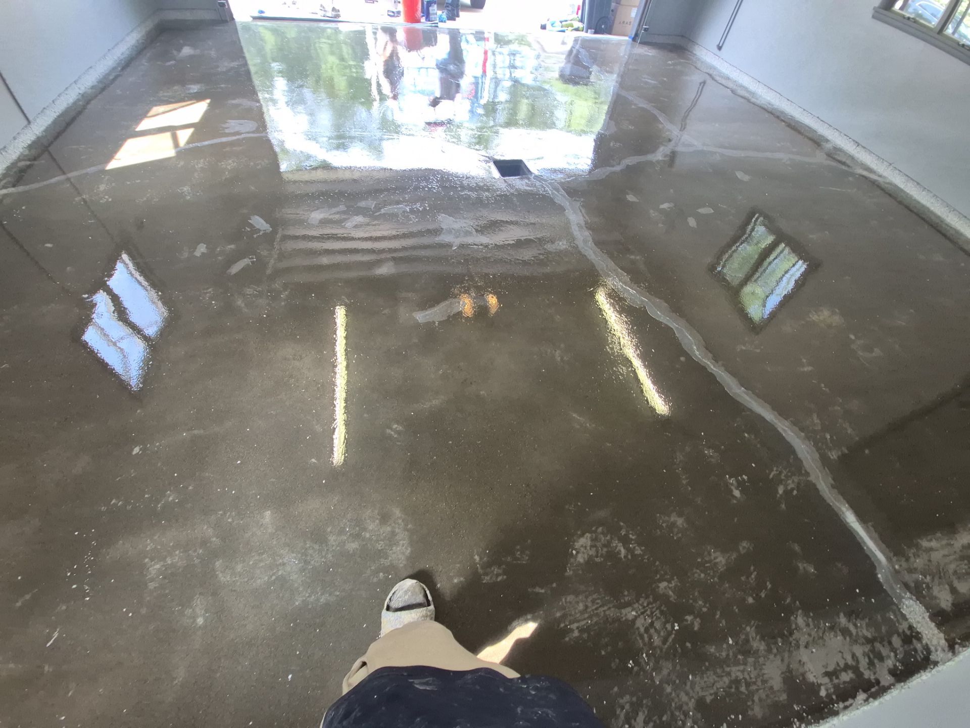 Project in Linwood by Wise Coatings of Central Michigan