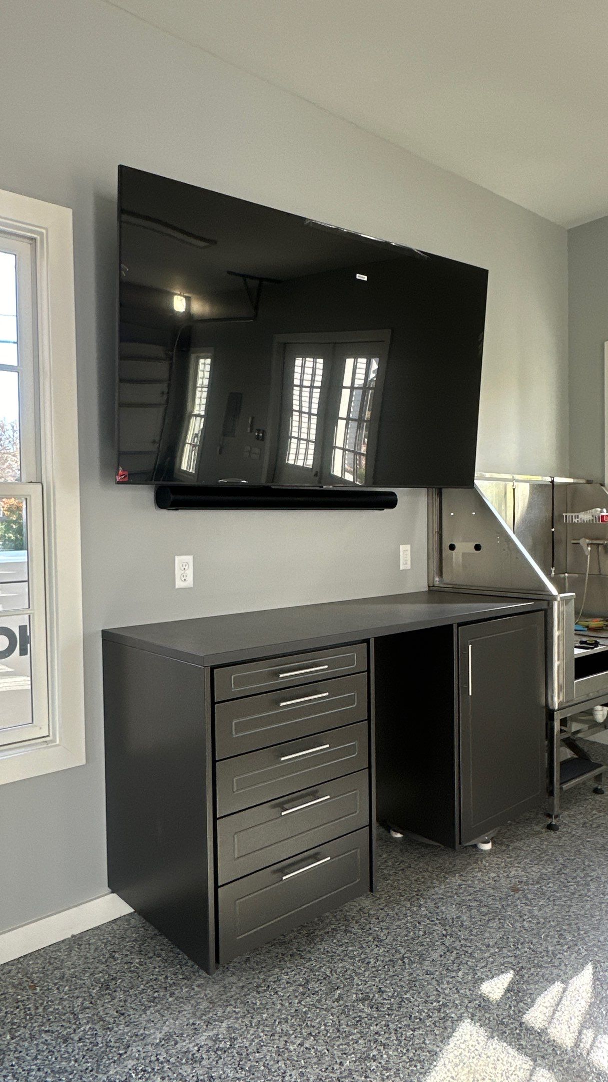 Kurt E let us take care of his custom cabinet needs by Banner Garage