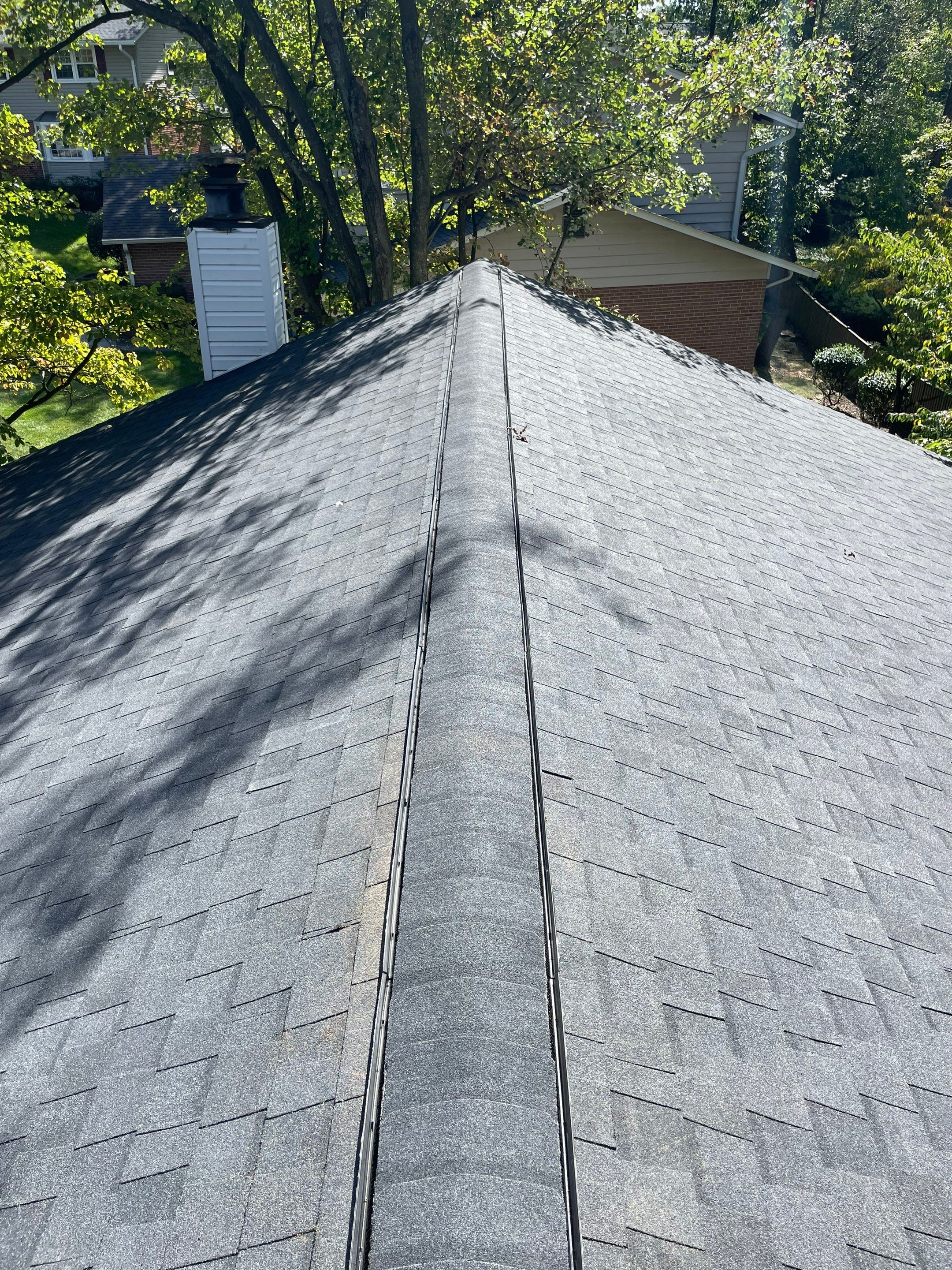Falls Church: Residential Roof Replacement with CertainTeed Landmark in Moire Black  by RM Banning, Inc.