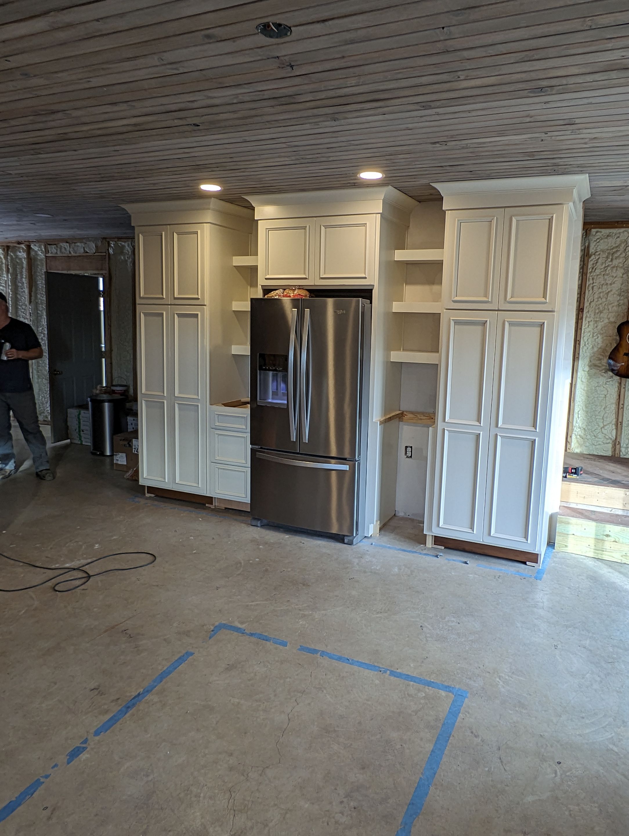 Jones Painted Maple Kitchen by Kitchen Works LLC