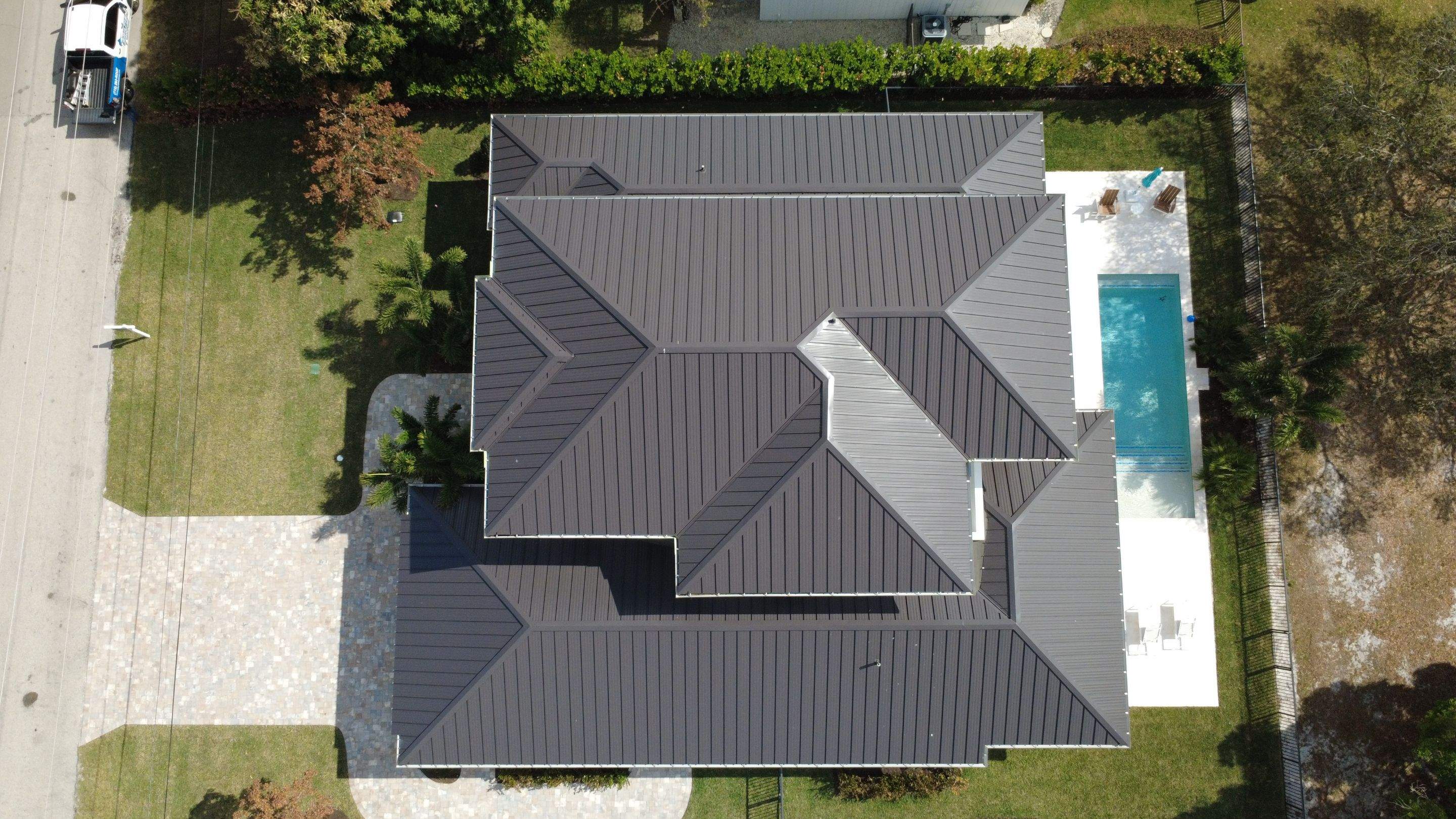 Kynar (Color Coated) Standing Seam Metal Roof Installation by Sailfish Roofing