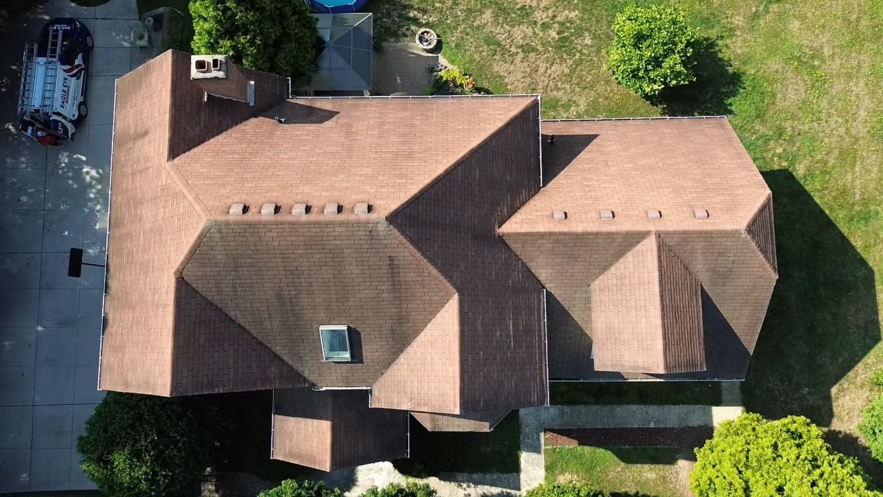Atlas Pinnacle, Color, Morning Harvest, Drip Edge, Color, Royal Brown by Eagle Eye Roofing