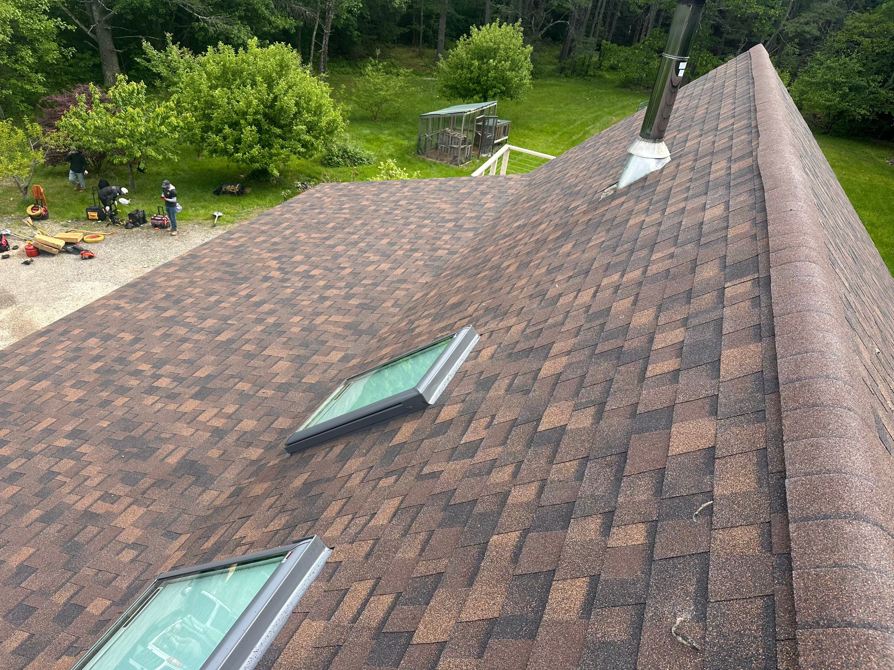 Owens Corning Asphalt Shingle Roof Replacement in North Berwick by Tall pine roofing