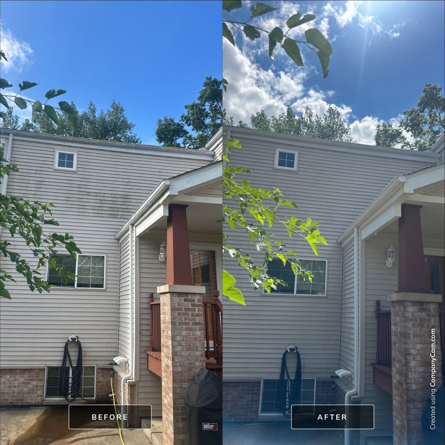Project in Spring Grove by Simmons Power & Soft Washing