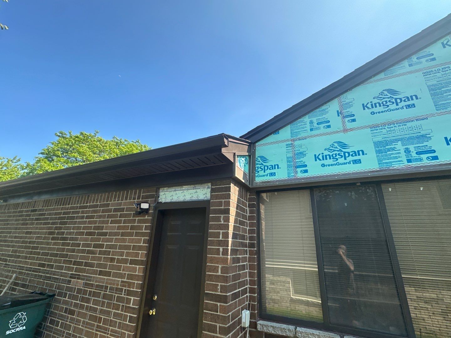 Siding Installation using Ascend 7" Composite Flagship Brown by 180 Contractors