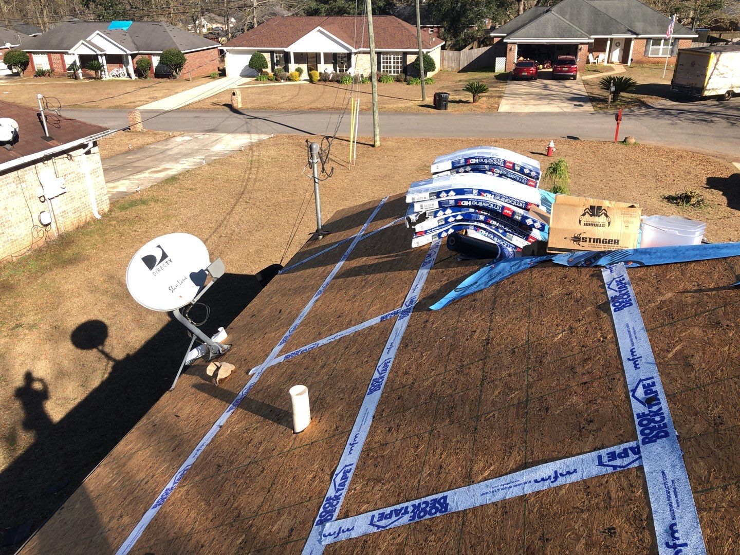 Residential Roofing Installation using Roof Replacement by American Roofing & Construction LLC