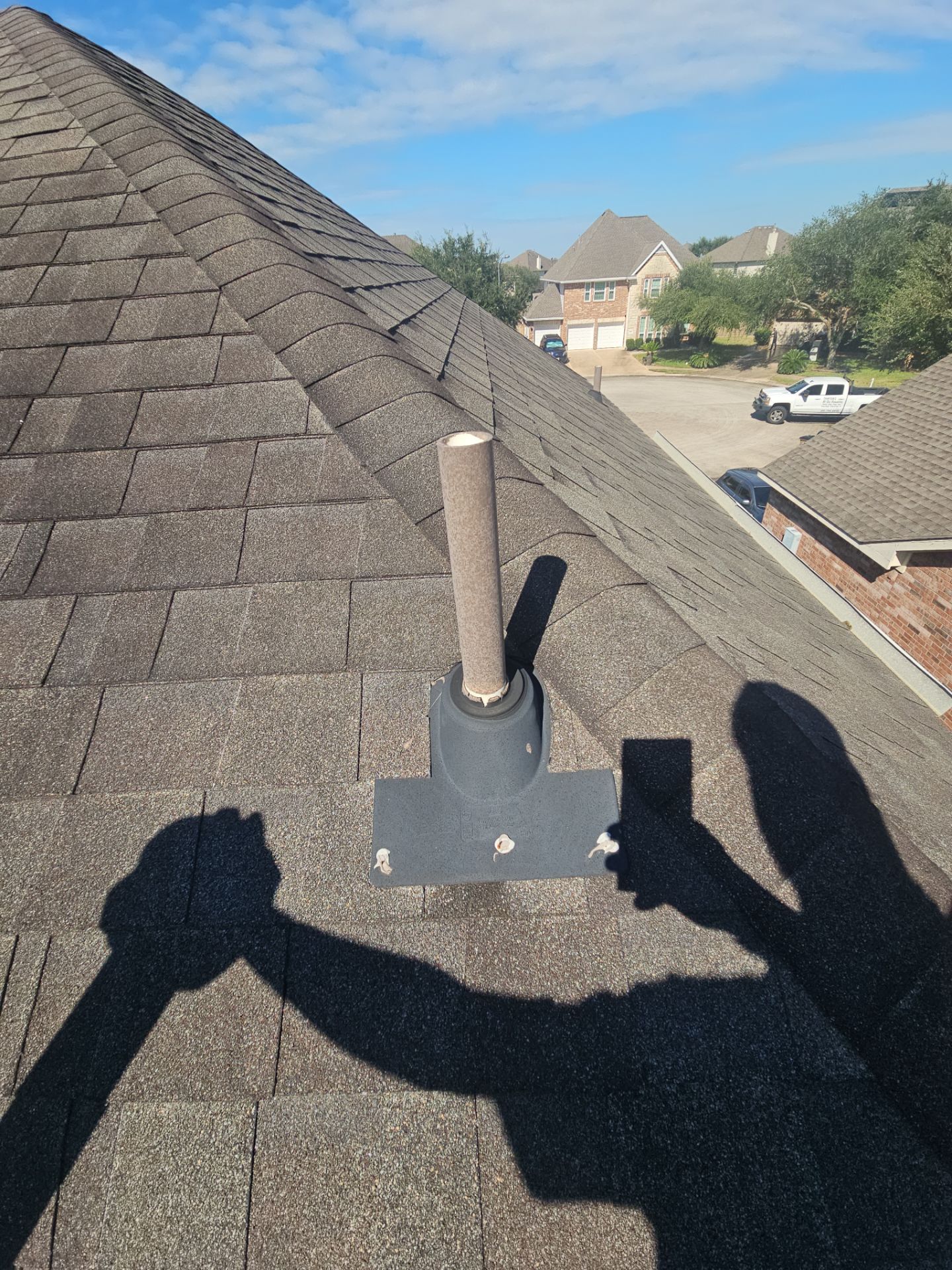 Hail Damage using Owen's Corning Duration (Lifetime) Shingles by Roof Repair Company