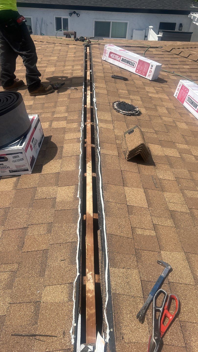 Full Asphalt Shingle Roof Replacement with Decking Repairs in San Diego by Reliable Roofing San Diego Inc.
