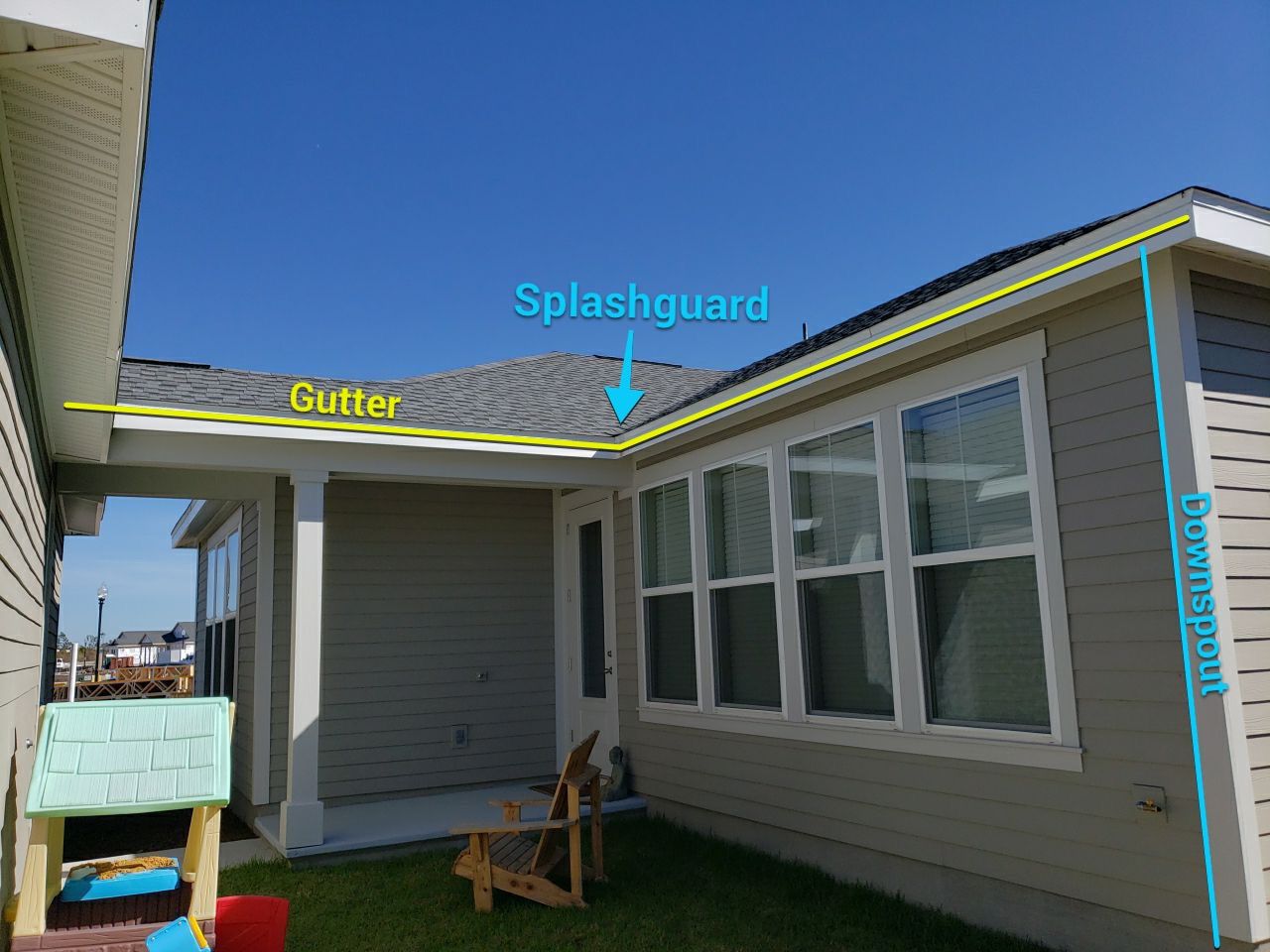 Gutter Installation using K-Style Seamless Gutters by Gutter Professors