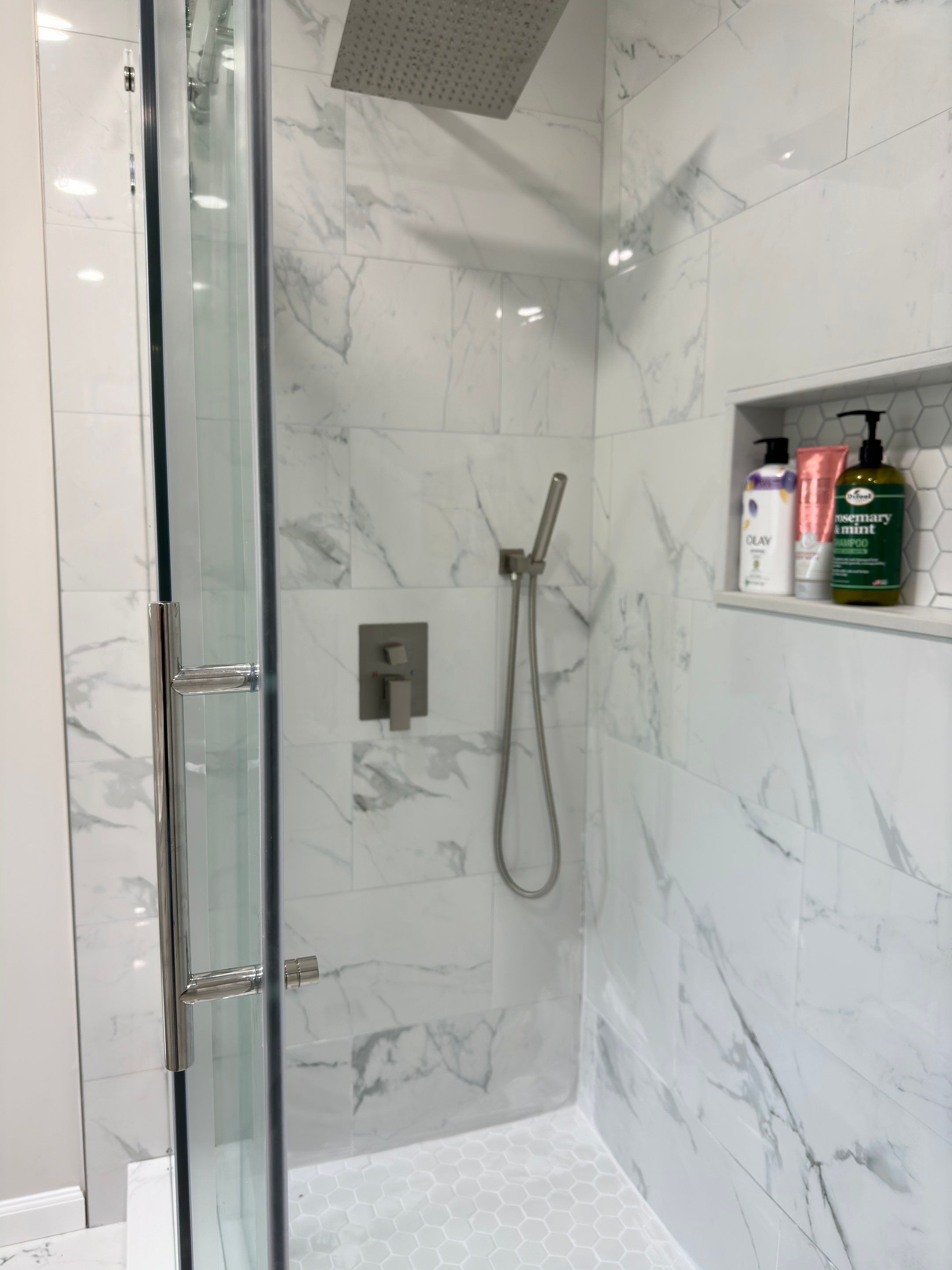 Bathroom Remodel using Tile by Home Concepts Construction