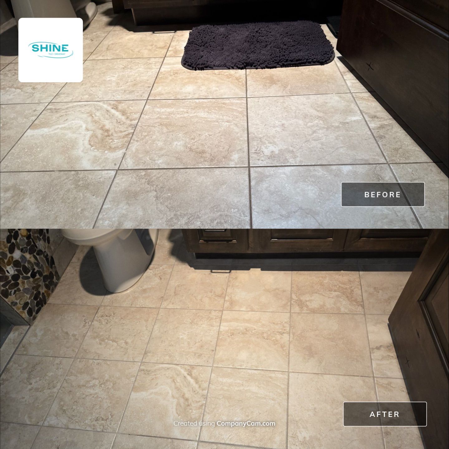Project in Boerne by SHINE Tile and Grout Cleaning