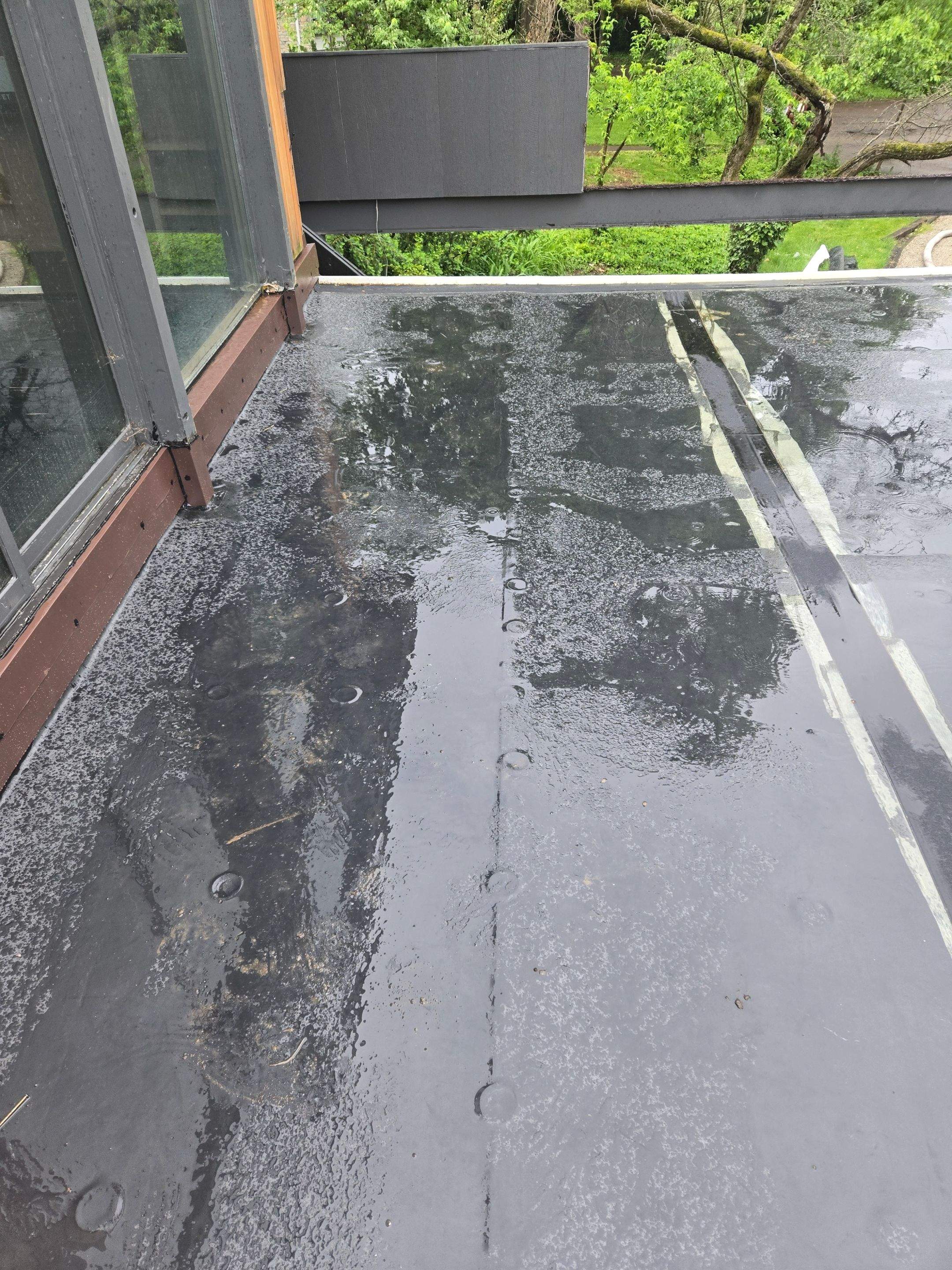 Residential Flat Roof Reconstruction & Substrate Repair by Level Up Roofing and Restoration Services LLC