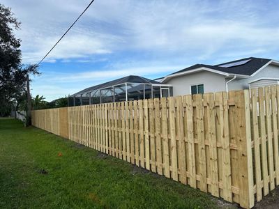 Wood Fence Installation using Wood Pressure Treated Fence