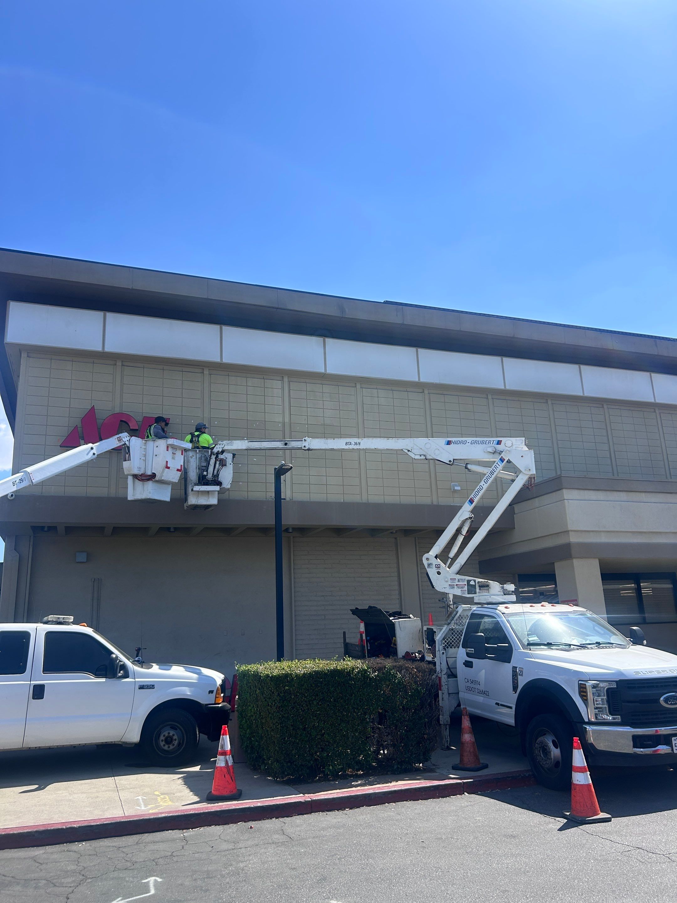 Project in Redlands by Golden State Signs