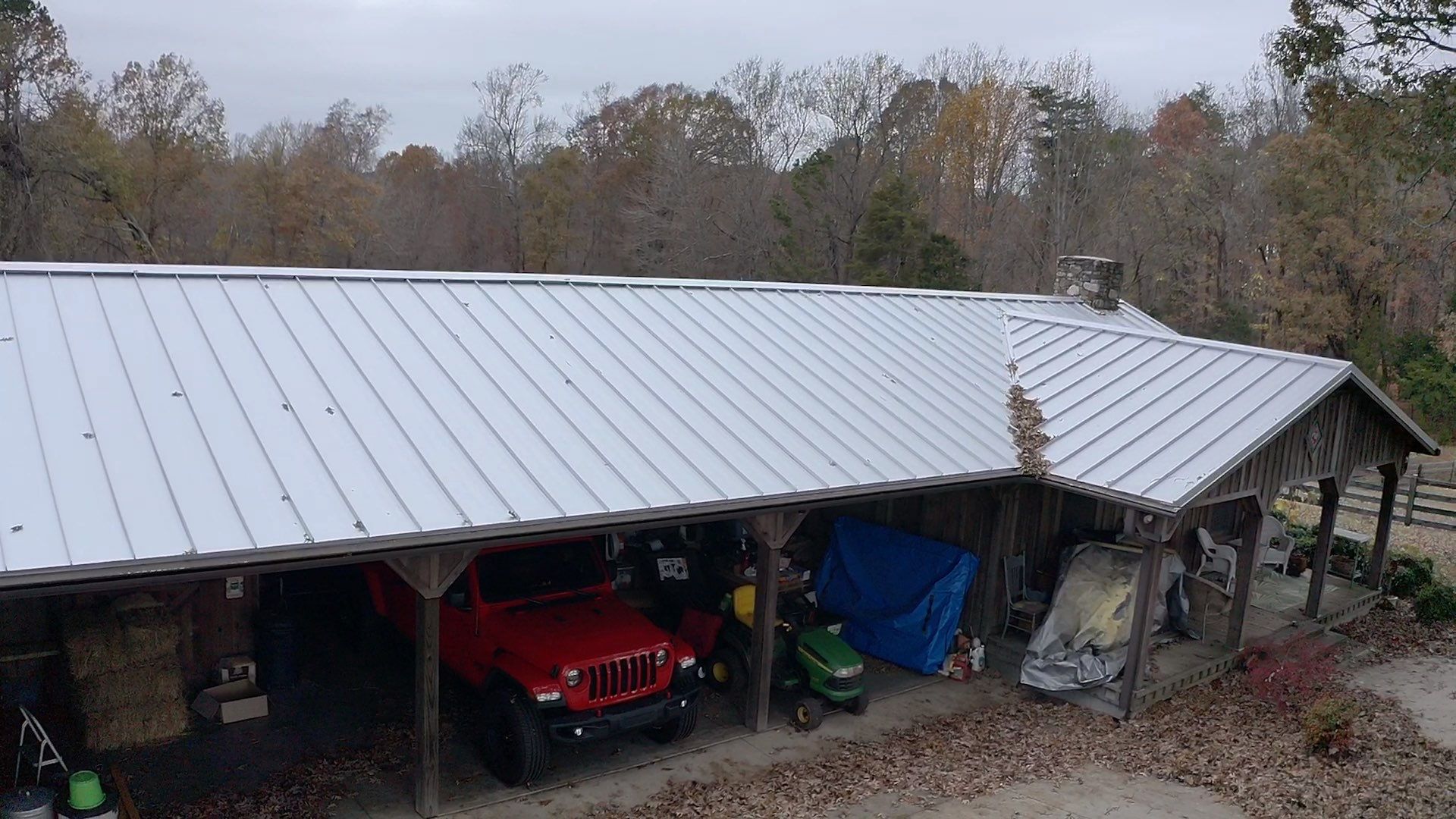 Beautiful Standing Seam Metal Roof by Just In Time Roofing and Restoration