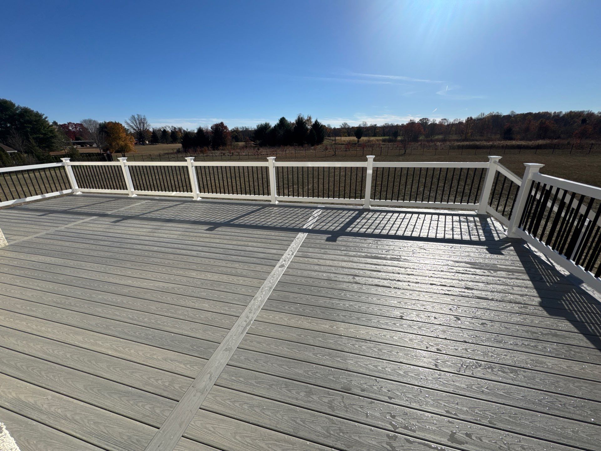 New Deck using Deckorators Venture - Color Saltwater by deck guardian