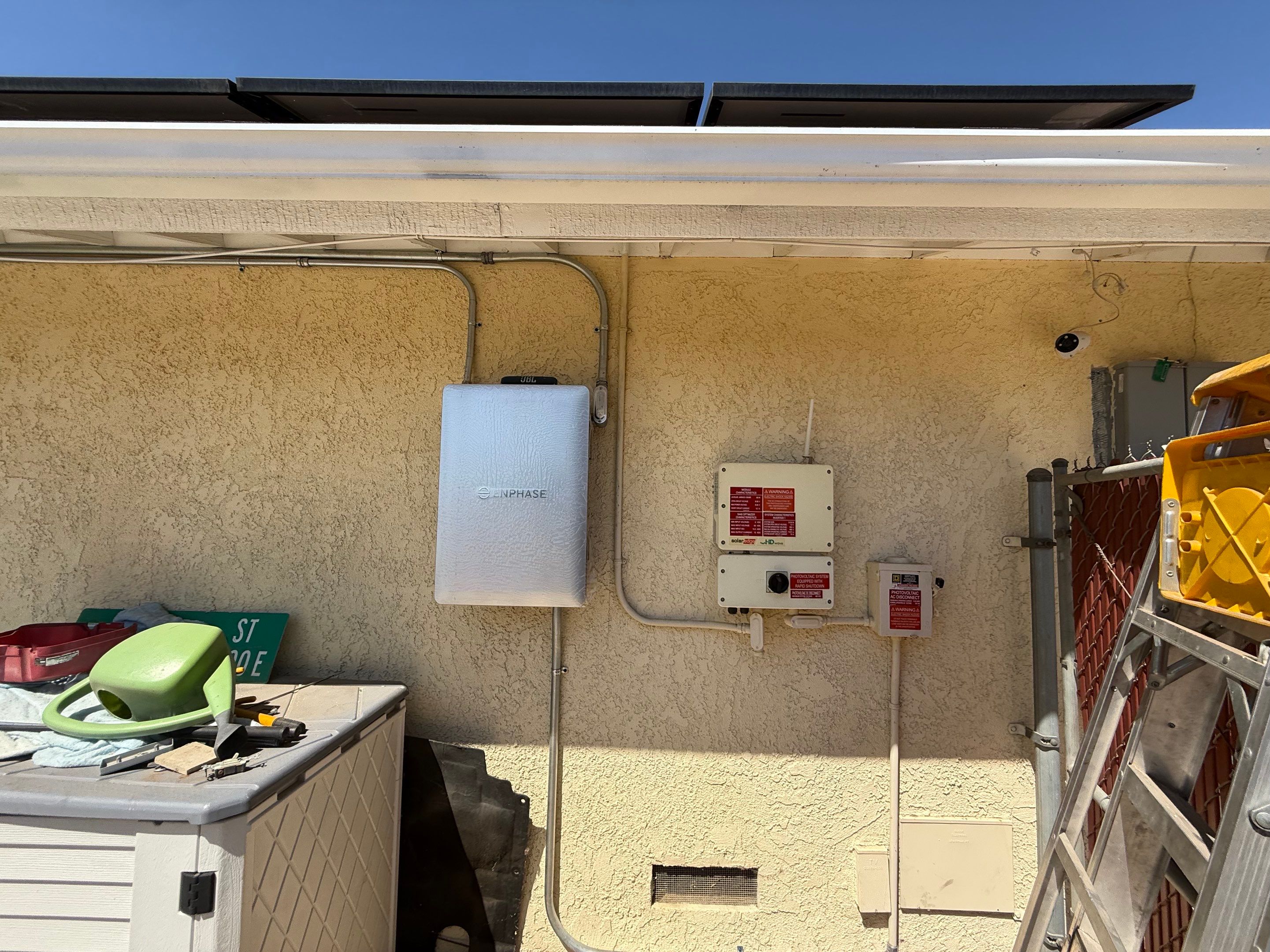 Residential Solar Installation and Enphase Battery Storage in Yucaipa by VIBE SOLAR