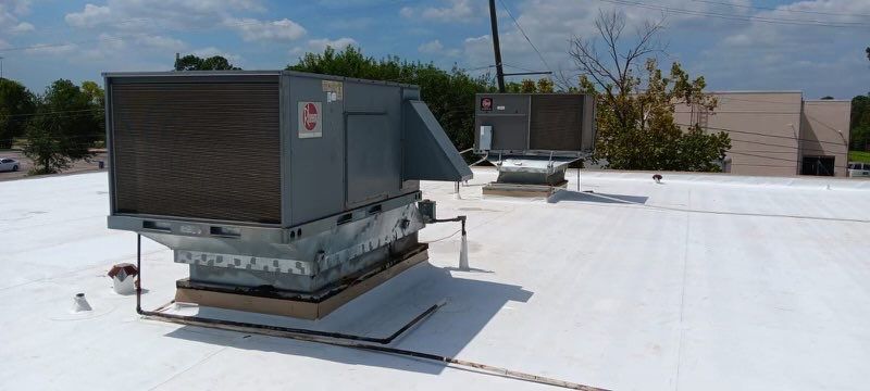 Commercial Roofing Installation using TPO by Core Four Roofing