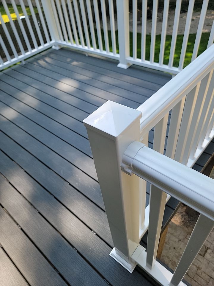 Deck Installation using TIMBERTECH DECKING by Avalon Roofing and Exteriors