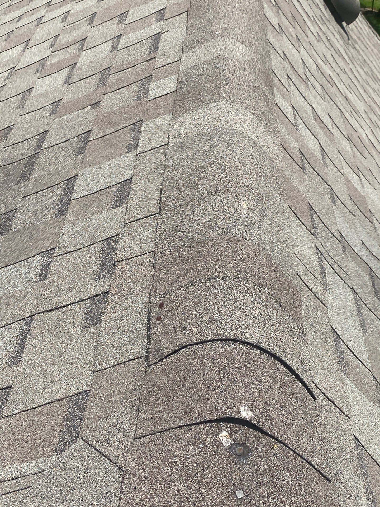 Hail Damage using Owen's Corning Duration (Lifetime) Shingles by Roof Repair Company