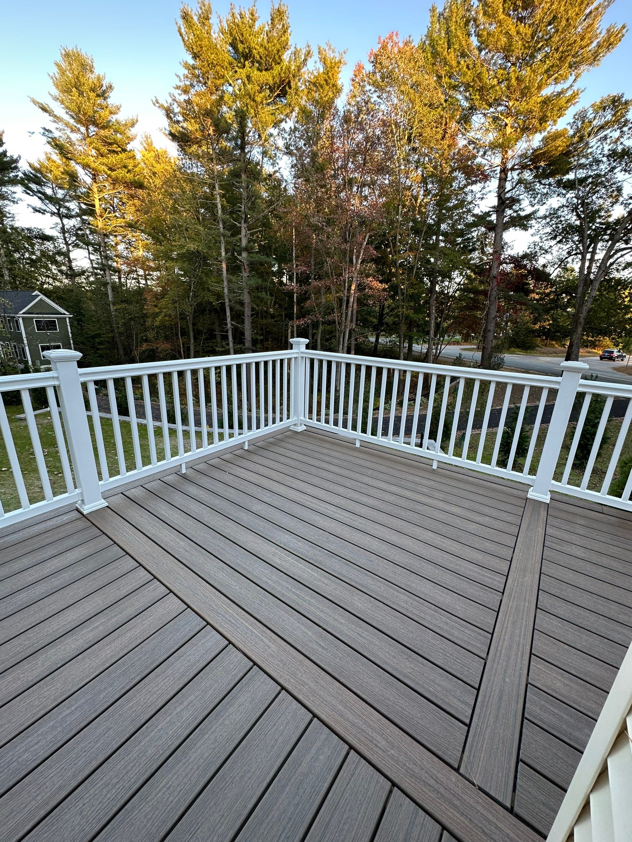 New Deck buit in Medfield MA by UBrothers Construction