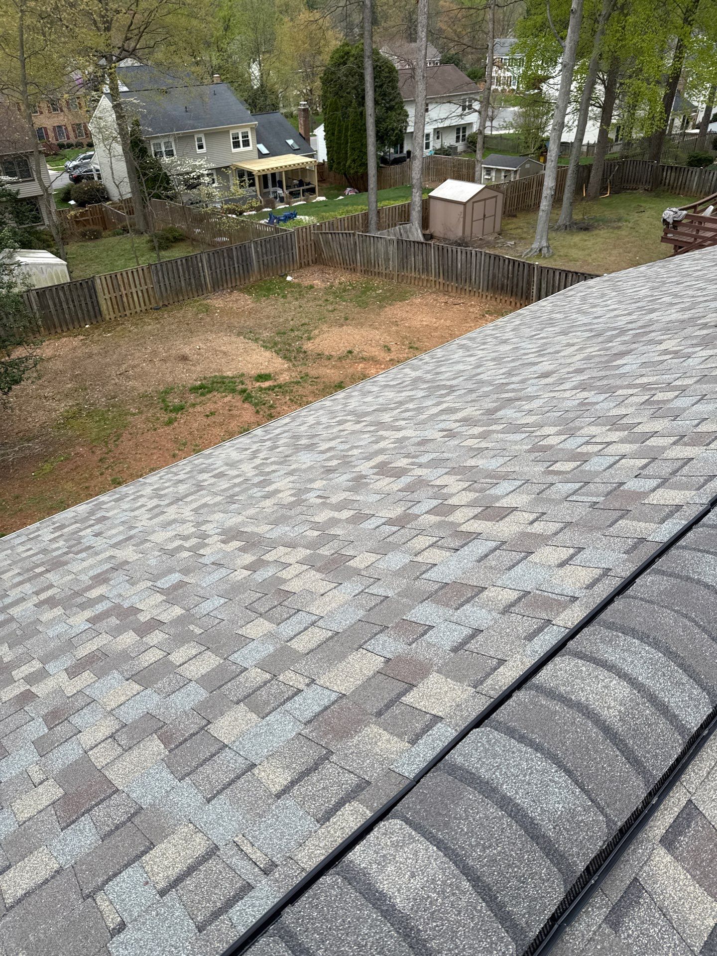 Burke: Residential Roof Replacement with CertainTeed Landmark Pro in Max Def Weathered Wood by RM Banning, Inc.