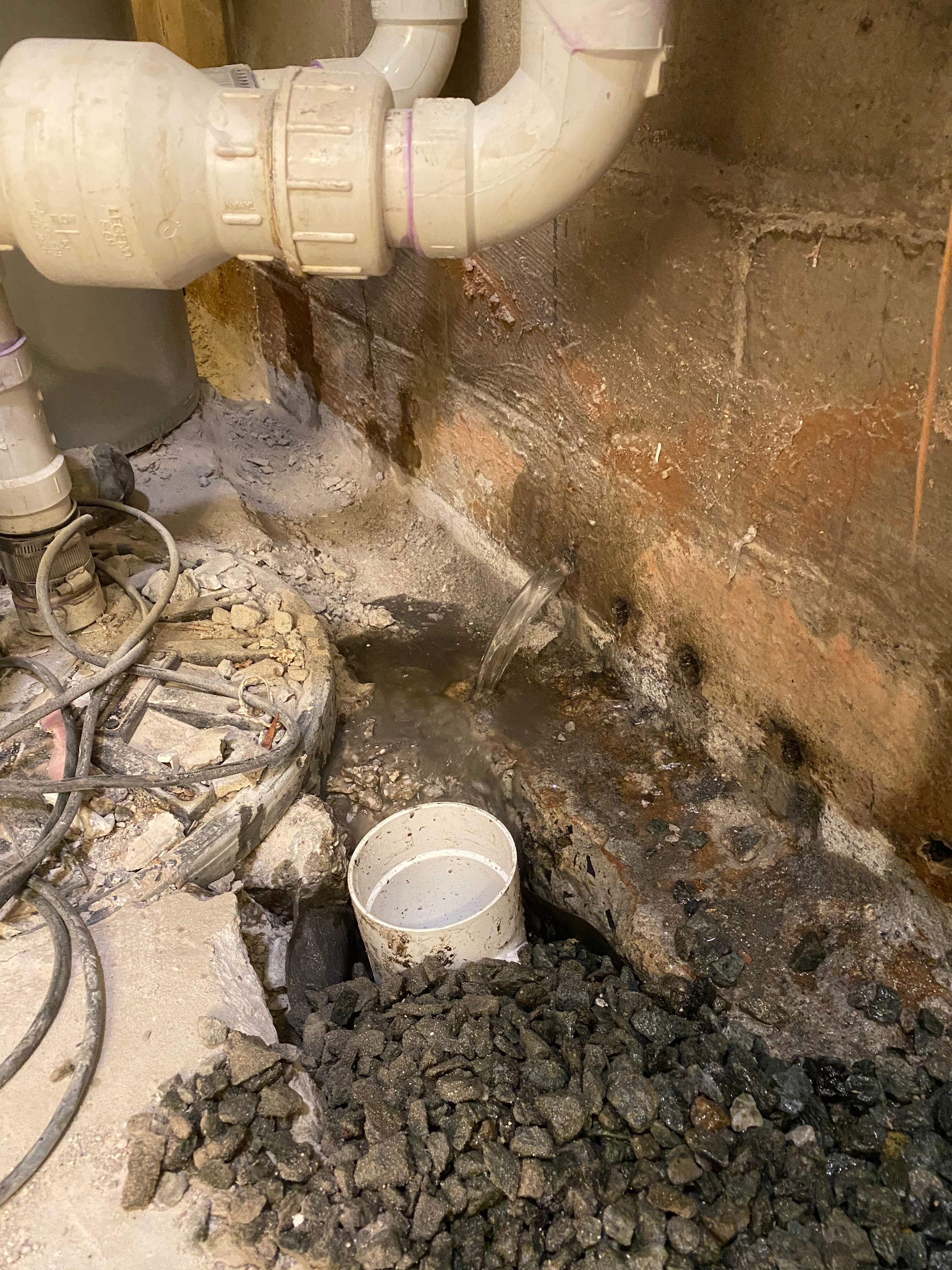 Interior French Drain Job in West Orange, NJ by Pure Service Pro, LLC 